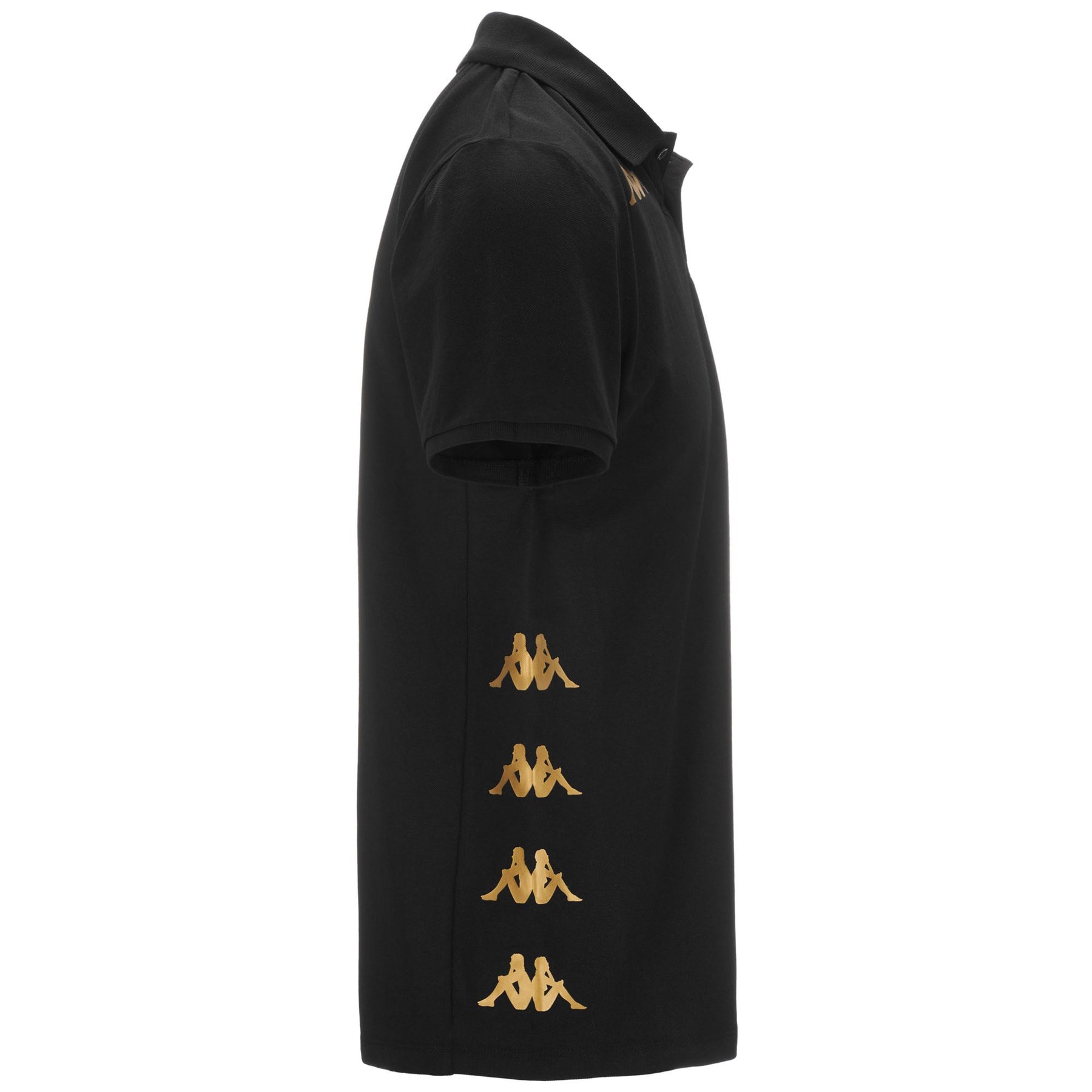 Polo de hombre Gastio Kappa - Negro Negro-2