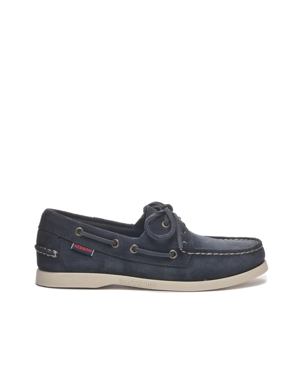 Náuticos de mujer de ante antideslizantes - Sebago - Azul oscuro Azul oscuro-1