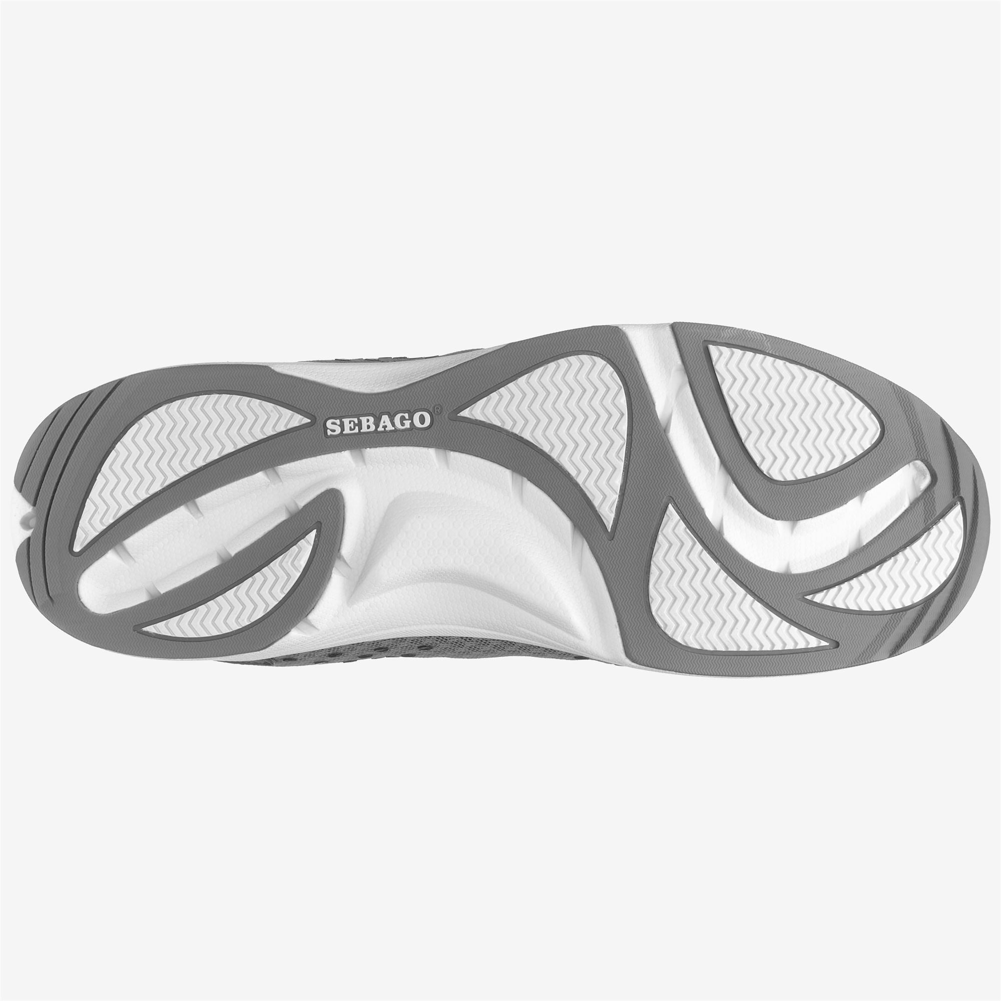 Zapatillas deportivas de mujer de vela con drenaje de agua - Sebago - Gris Gris-3