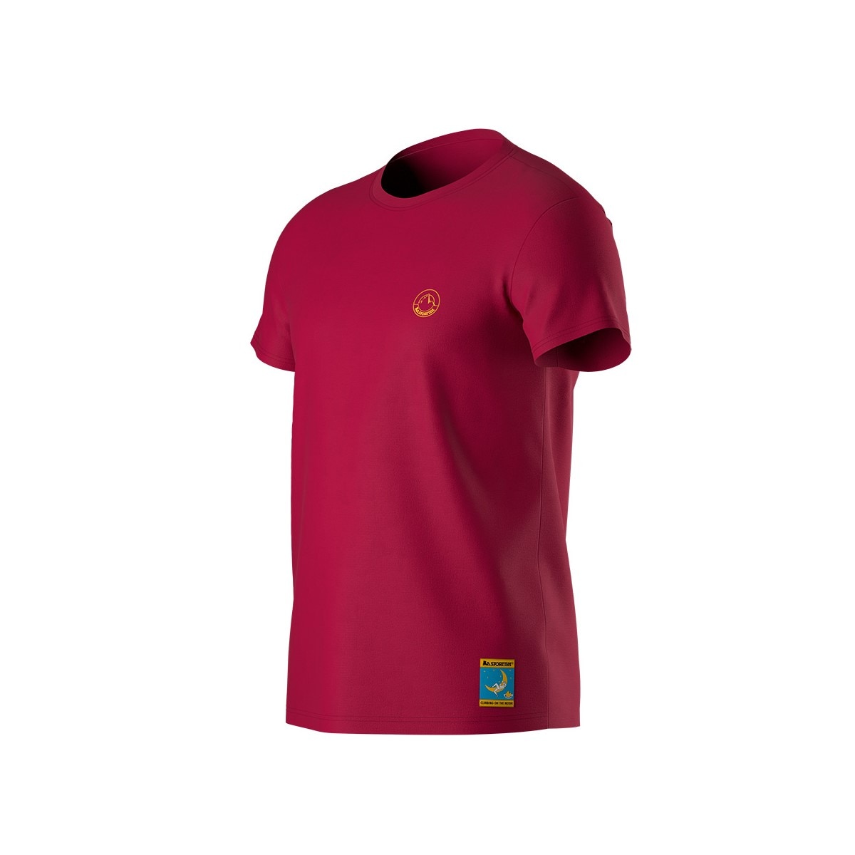 Camiseta de Hombre Climbing on the Moon T-Shirt M de LA SPORTIVA - Amarillo Amarillo-1