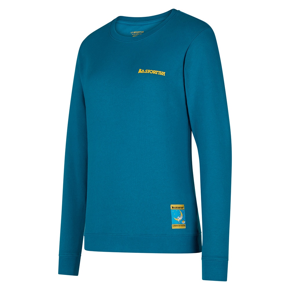 Jersey de Mujer Climbing on the Moon Sweatshirt W de LA SPORTIVA - Amarillo Amarillo-1