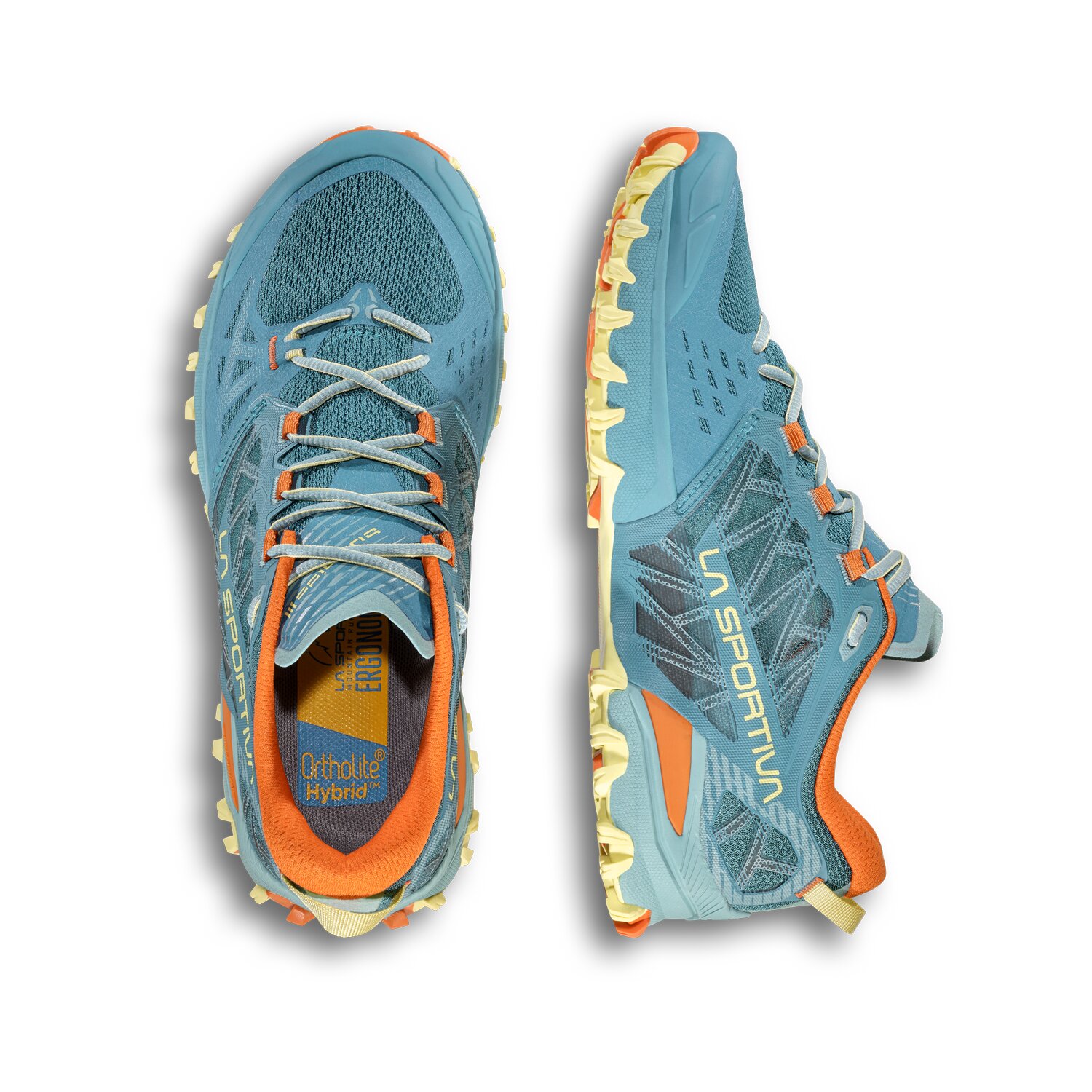 Zapatillas de Trail Running de mujer Bushido III La Sportiva - Azul eléctrico Azul eléctrico-4