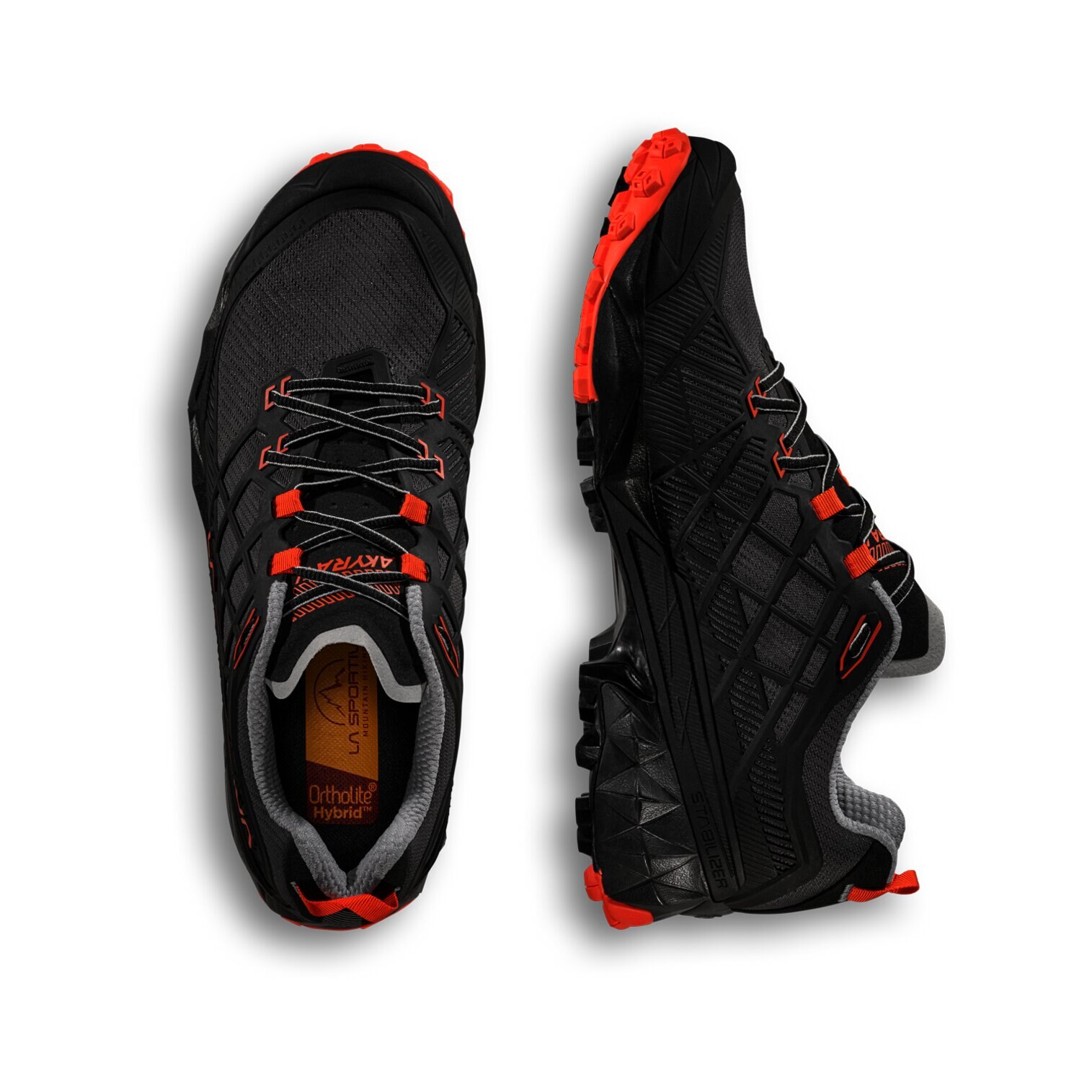 Zapatillas de montaña de hombre Akyra II La Sportiva - Gris / Naranja Gris / Naranja-5