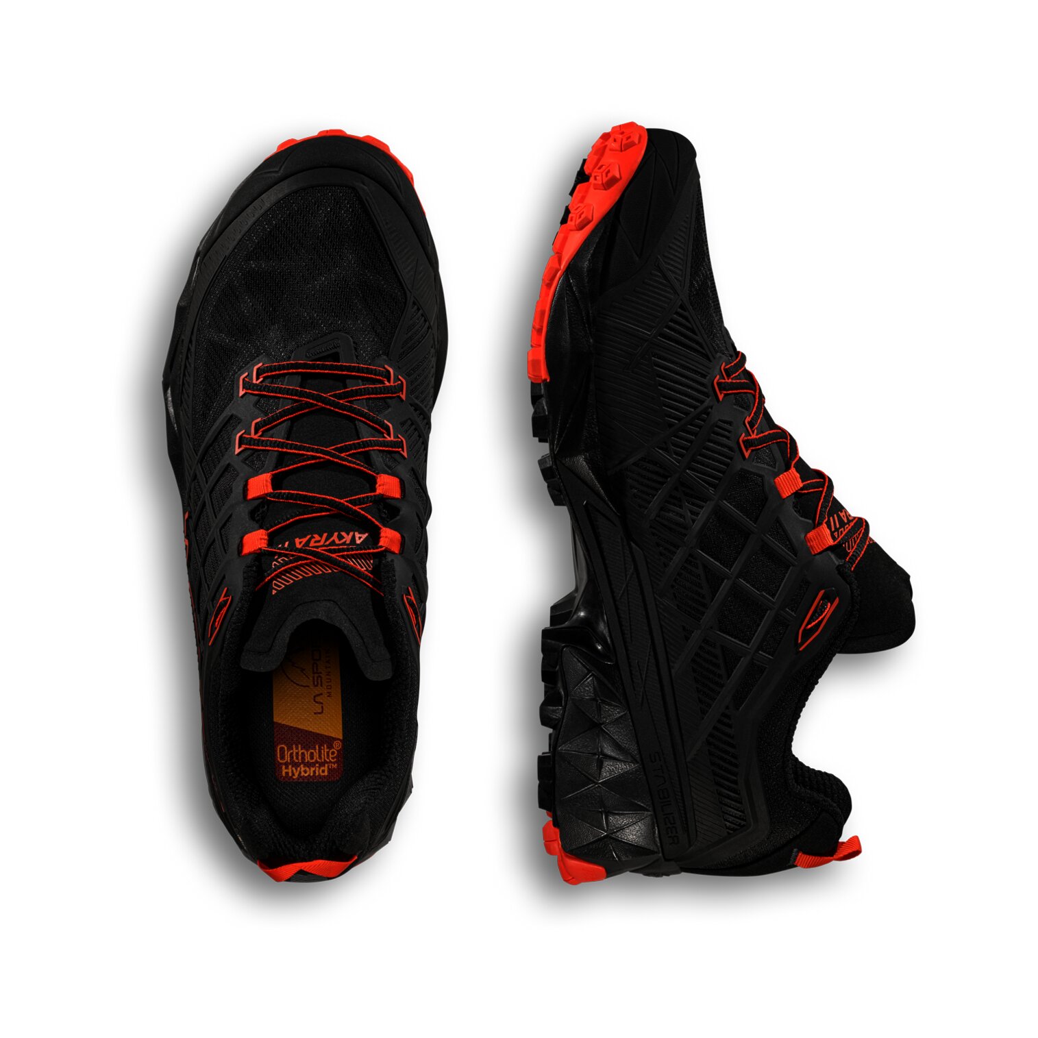 Zapatillas de montaña de hombre Akyra II Goretex La Sportiva - Negro / Naranja Negro / Naranja-6