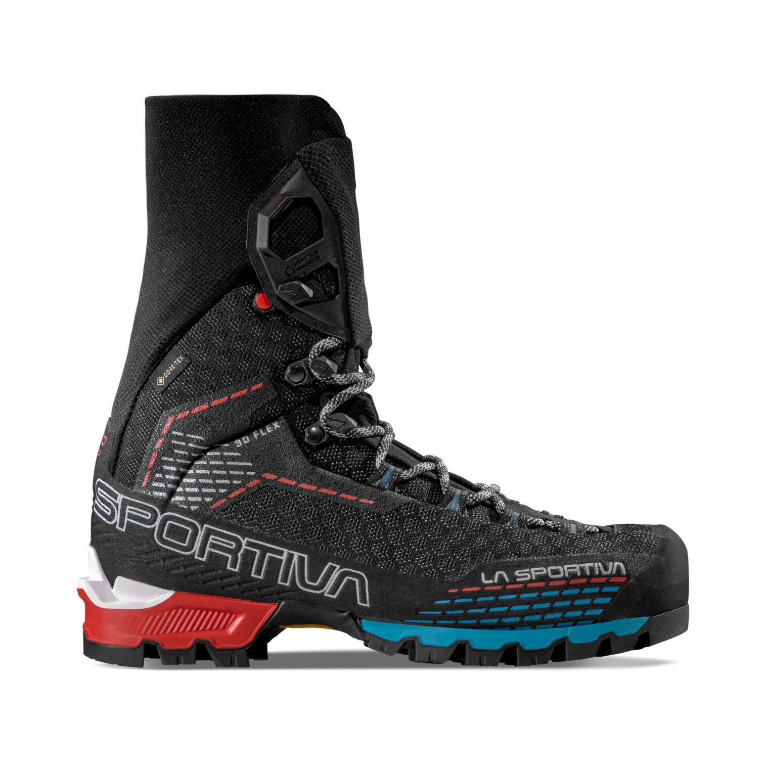 La Sportiva Botas de montaña de mujer Trango Pro Goretex Negro / Azul / Blanco