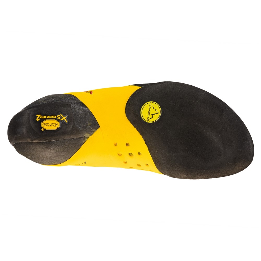 Pies de gato de hombre Solution Comp La Sportiva - Negro / Amarillo Negro / Amarillo-4