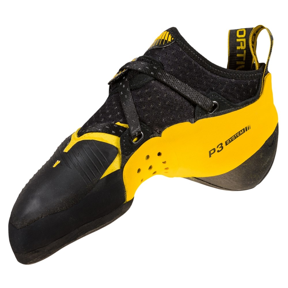 Pies de gato de hombre Solution Comp La Sportiva - Negro / Amarillo Negro / Amarillo-6