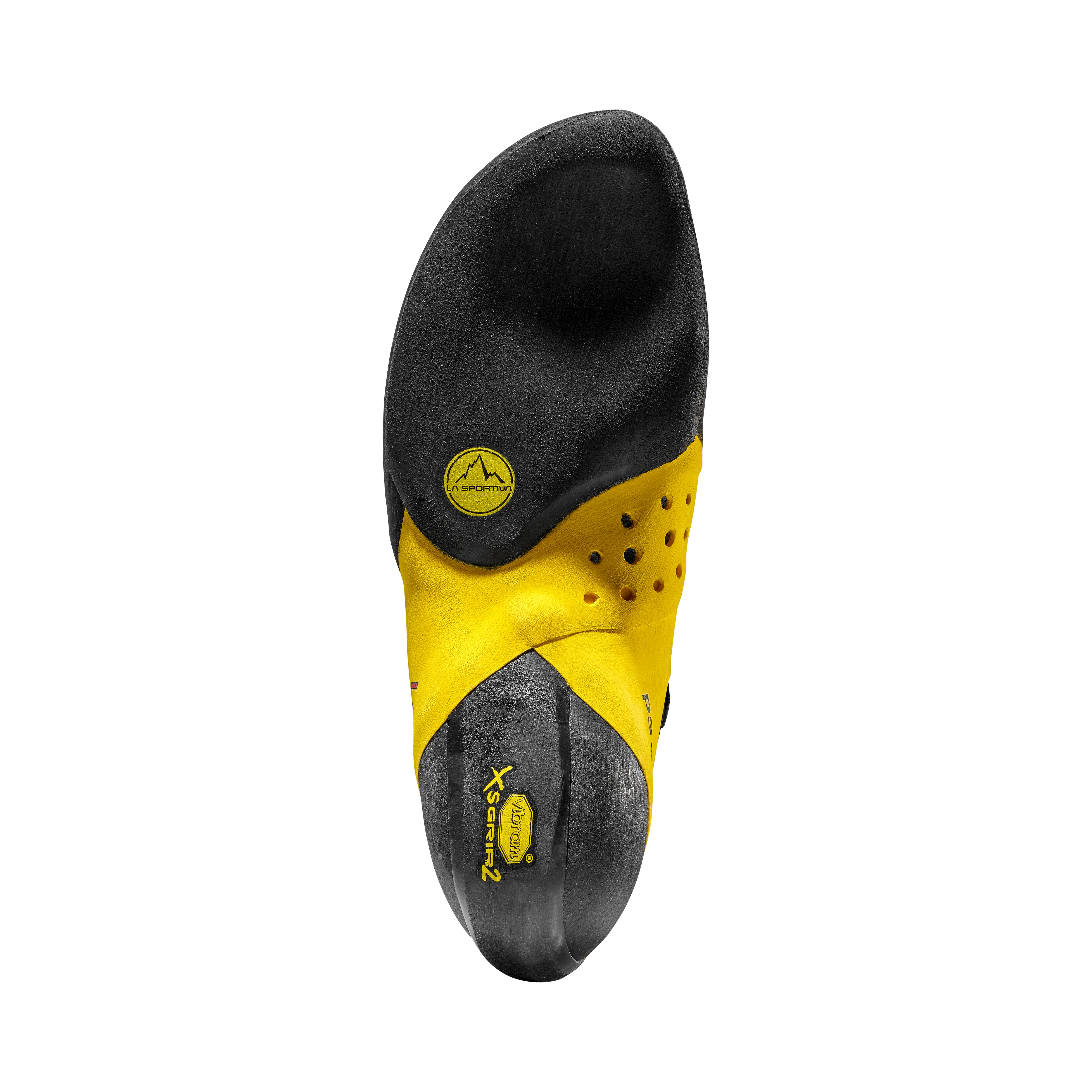 Pies de gato de hombre Solution Comp de La Sportiva - Negro / Amarillo Negro / Amarillo-2
