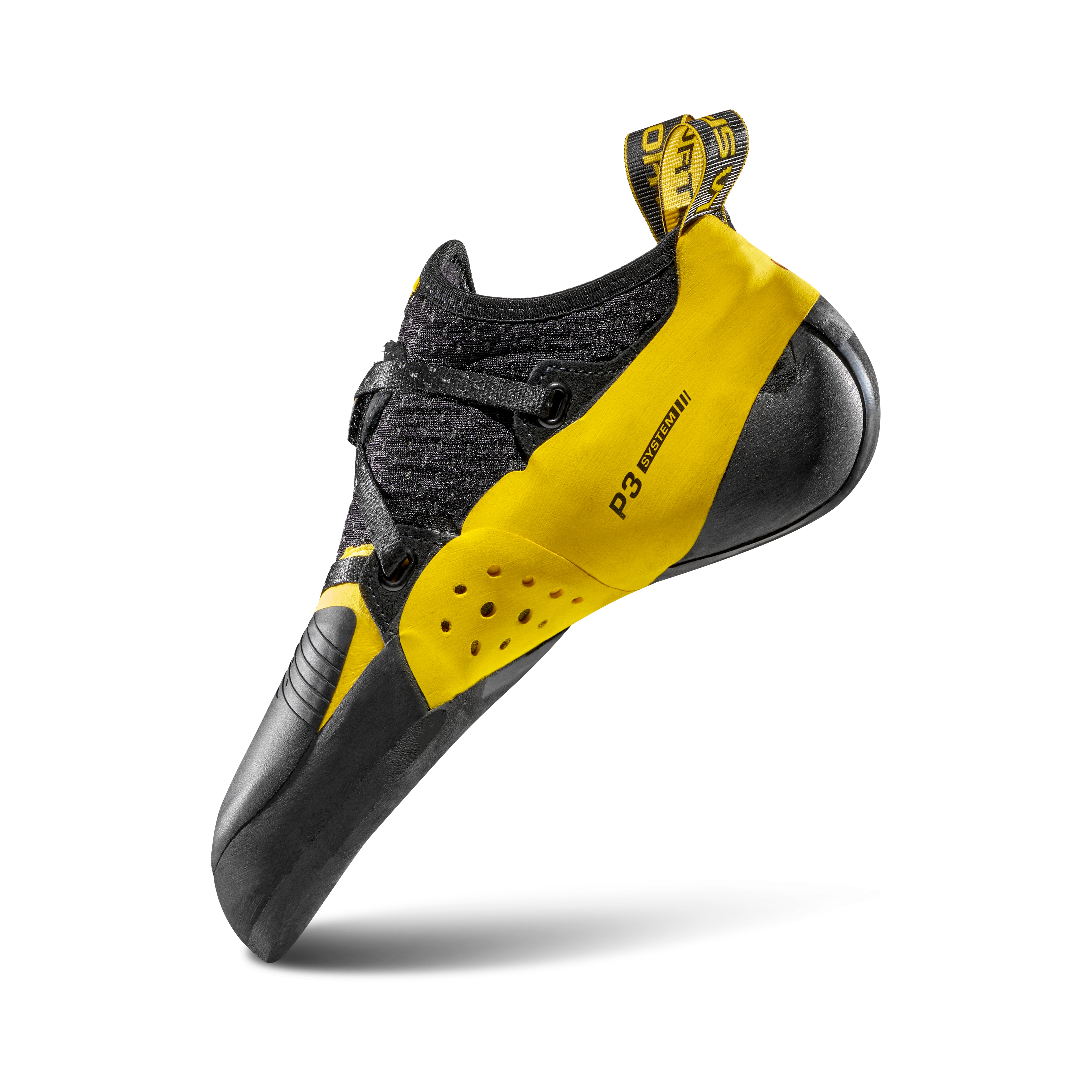 Pies de gato de hombre Solution Comp de La Sportiva - Negro / Amarillo Negro / Amarillo-3