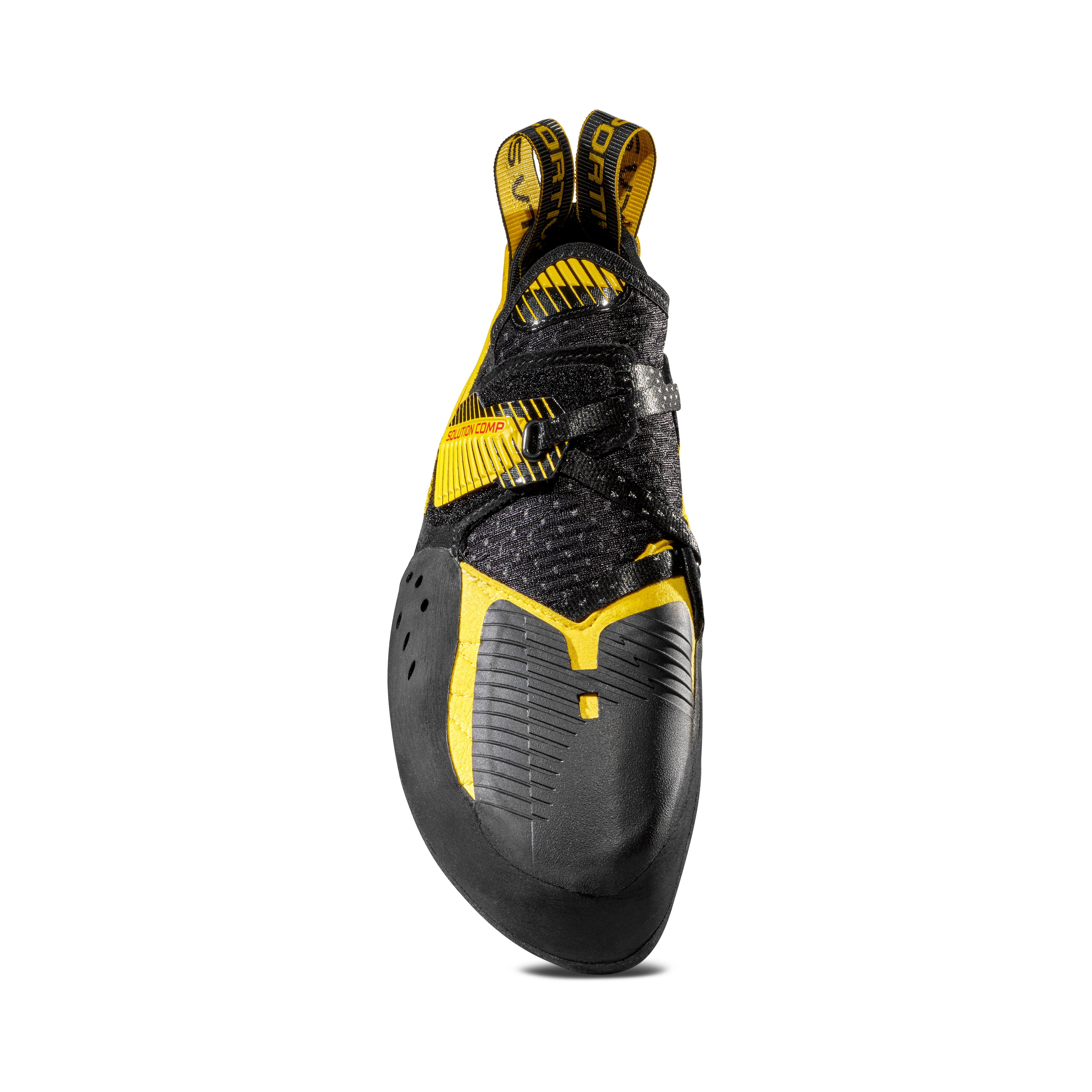 Pies de gato de hombre Solution Comp de La Sportiva - Negro / Amarillo Negro / Amarillo-4
