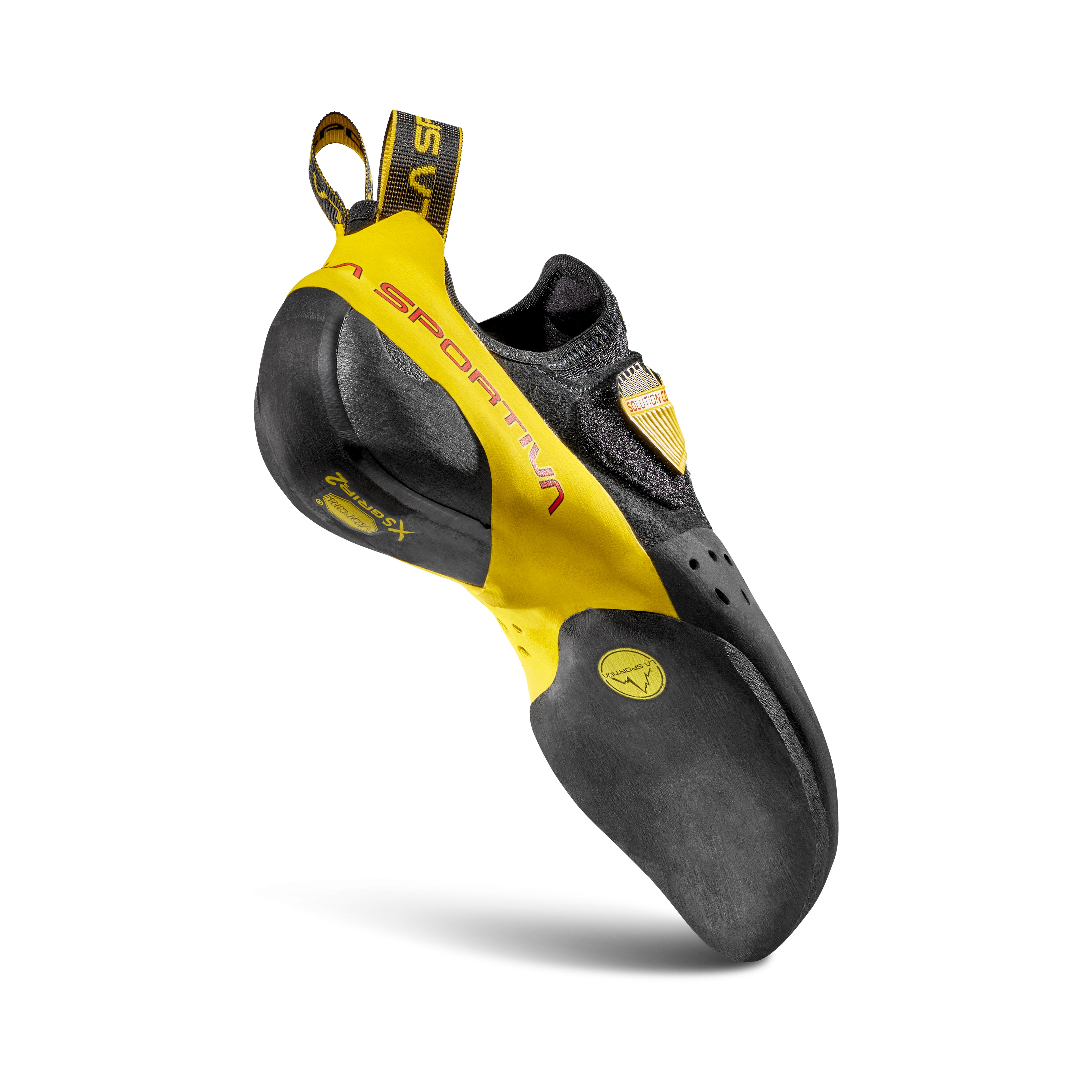 Pies de gato de hombre Solution Comp de La Sportiva - Negro / Amarillo Negro / Amarillo-6