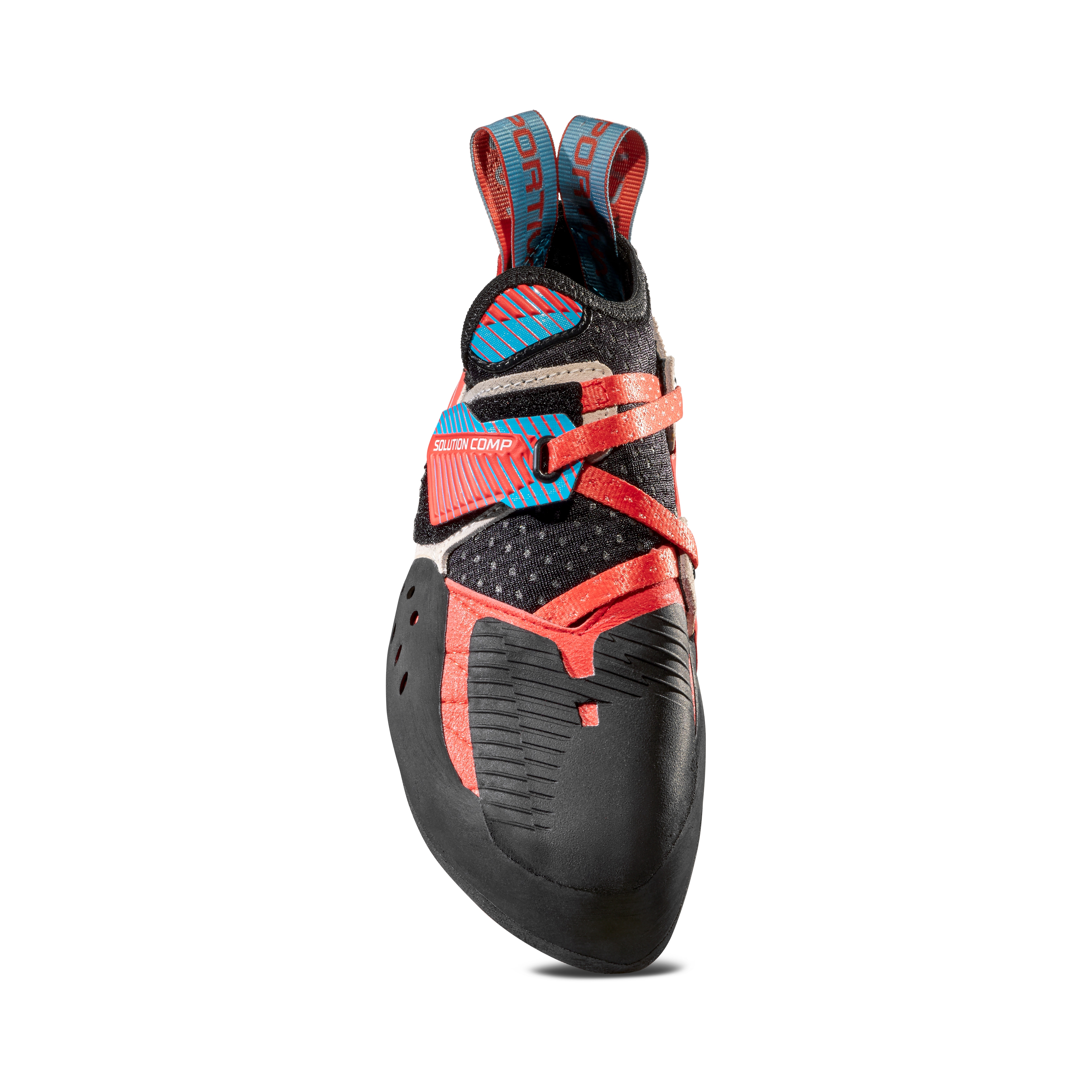 Pies de gato de mujer Solution Comp La Sportiva - Negro / Rojo Negro / Rojo-3