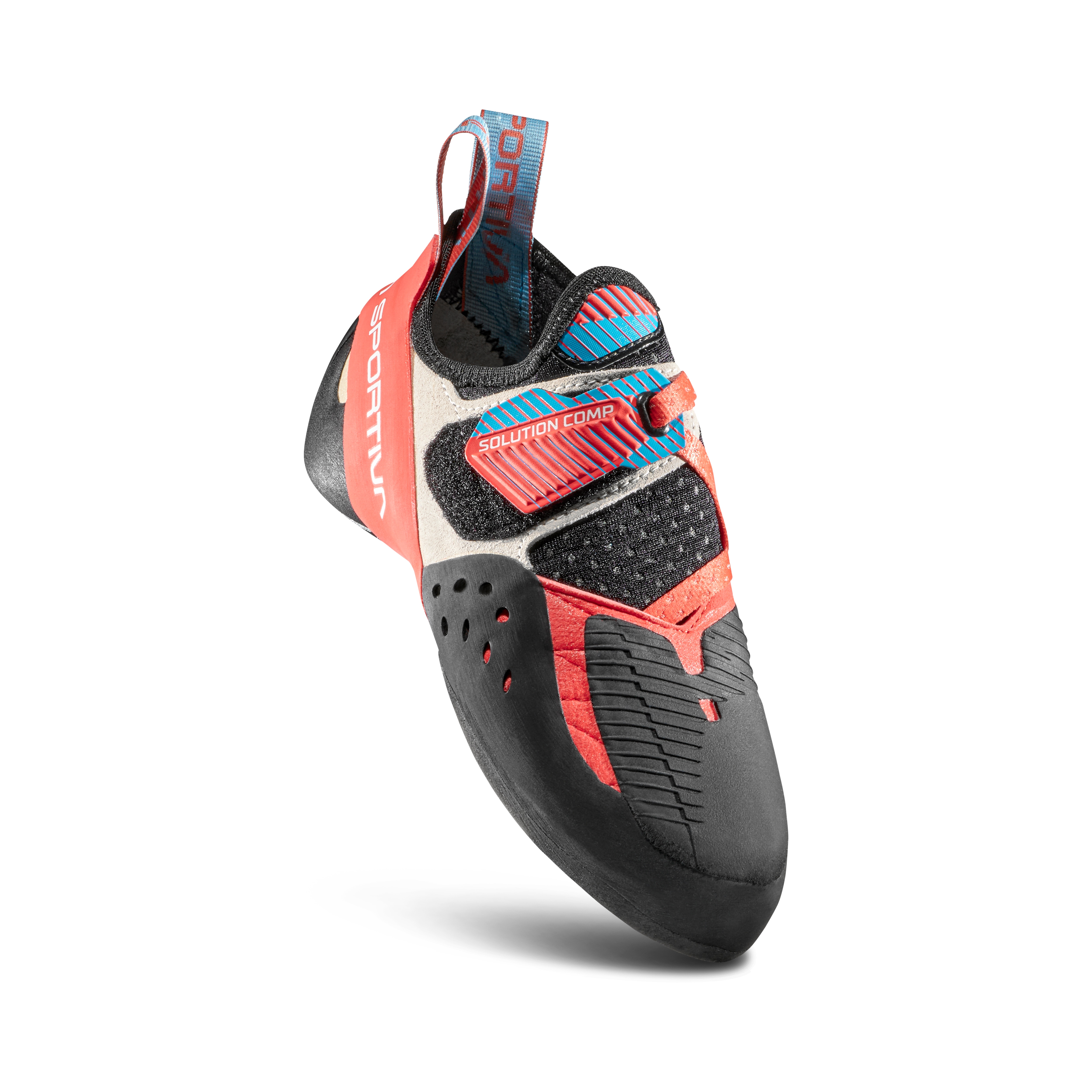 Pies de gato de mujer Solution Comp La Sportiva - Negro / Rojo Negro / Rojo-4
