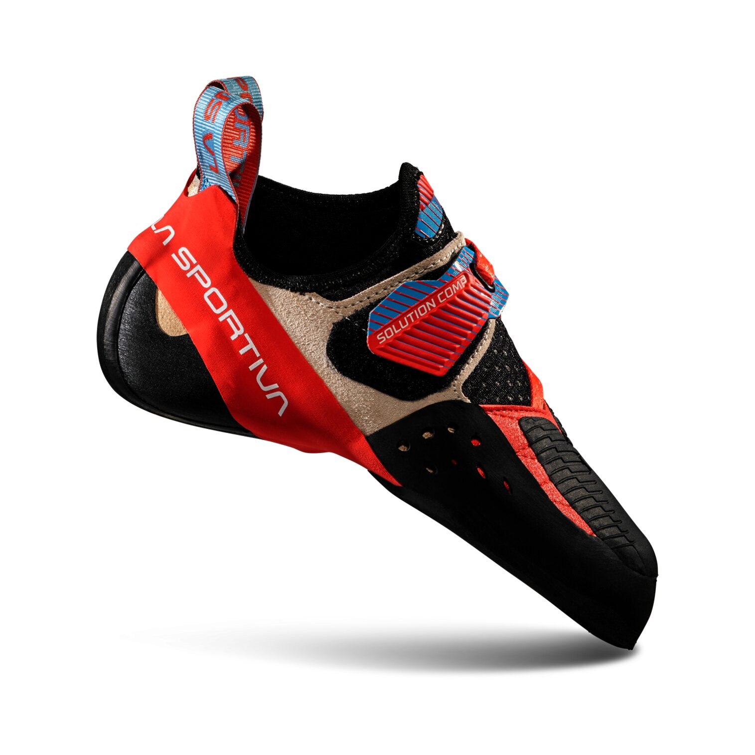 La Sportiva Pies de gato de mujer Solution Comp Woman Negro / Rojo