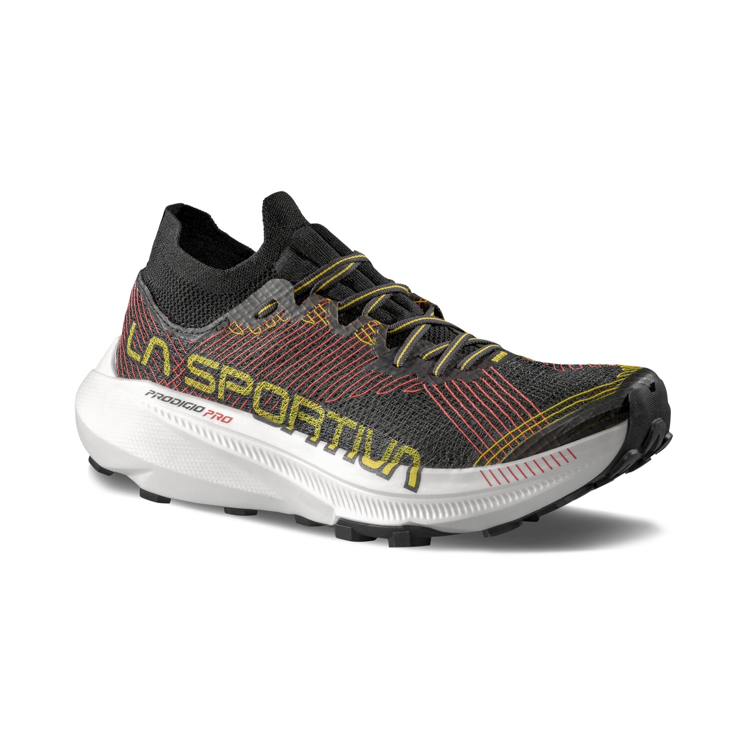 Zapatillas de Trail Running de hombre Prodigio Pro La Sportiva - Negro / Rojo Negro / Rojo-3