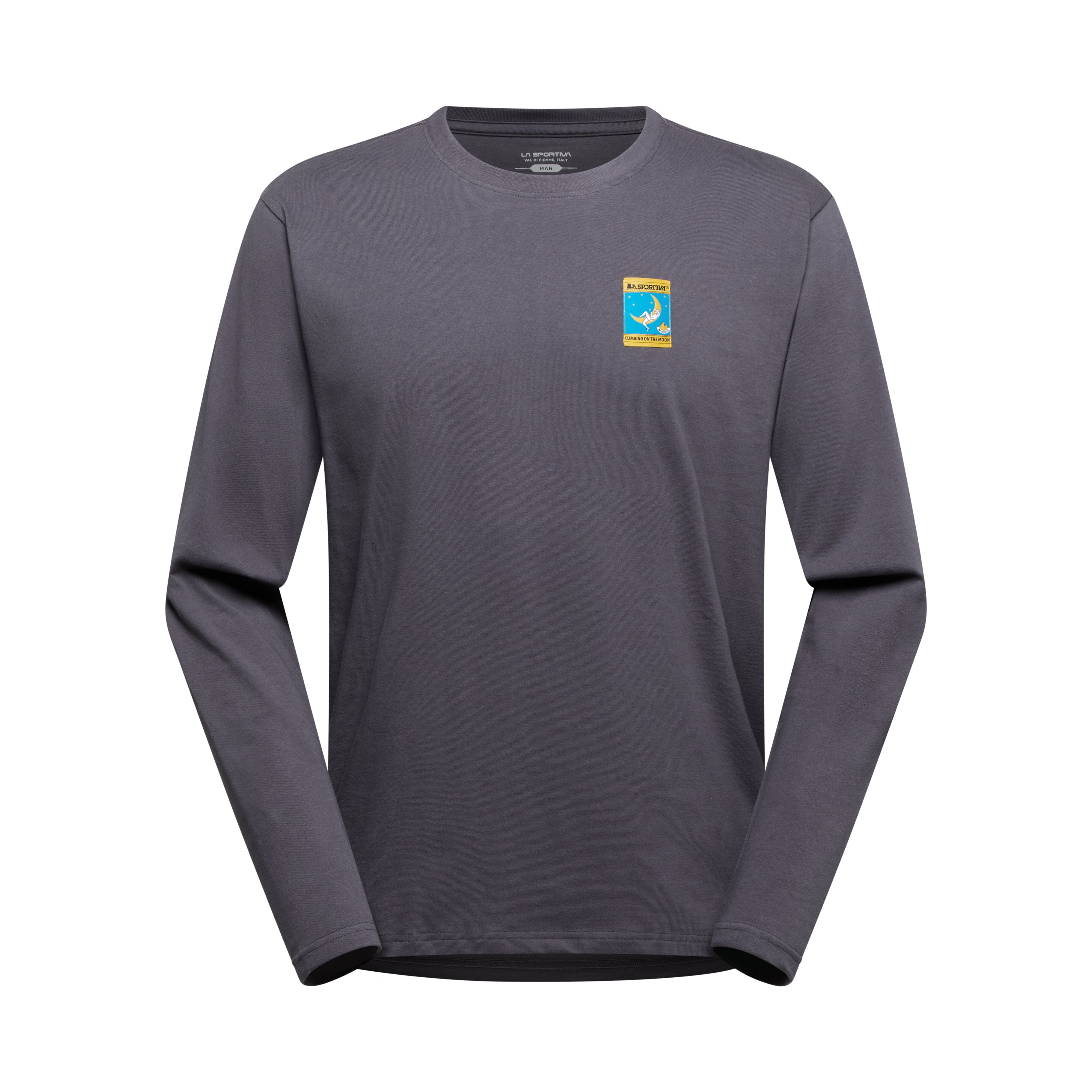Camiseta de hombre Moon Climb Long Sleeve de La Sportiva - Gris oscuro Gris oscuro-1