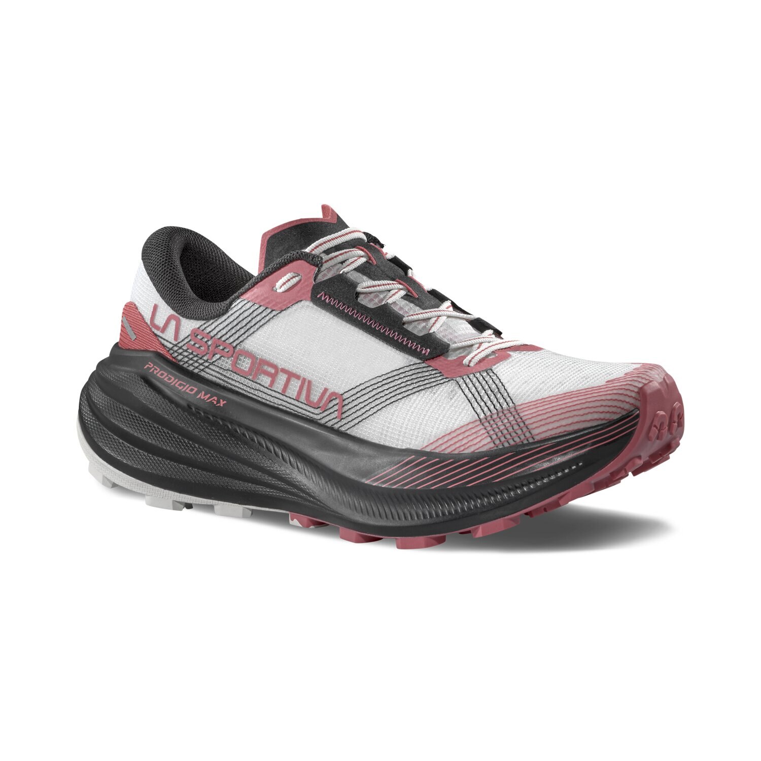 Zapatillas de Trail Running de mujer Prodigio Max La Sportiva - Rosa / Blanco Rosa / Blanco-3