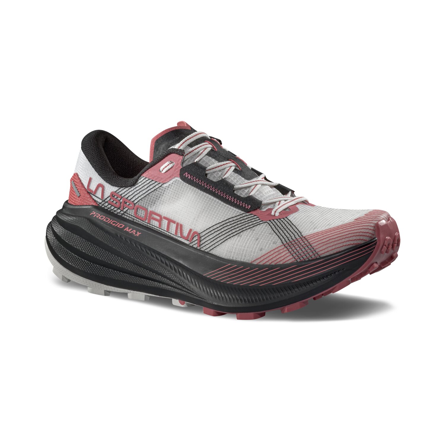Zapatillas de Trail Running de mujer Prodigio Max La Sportiva - Negro / Rosa Negro / Rosa-3