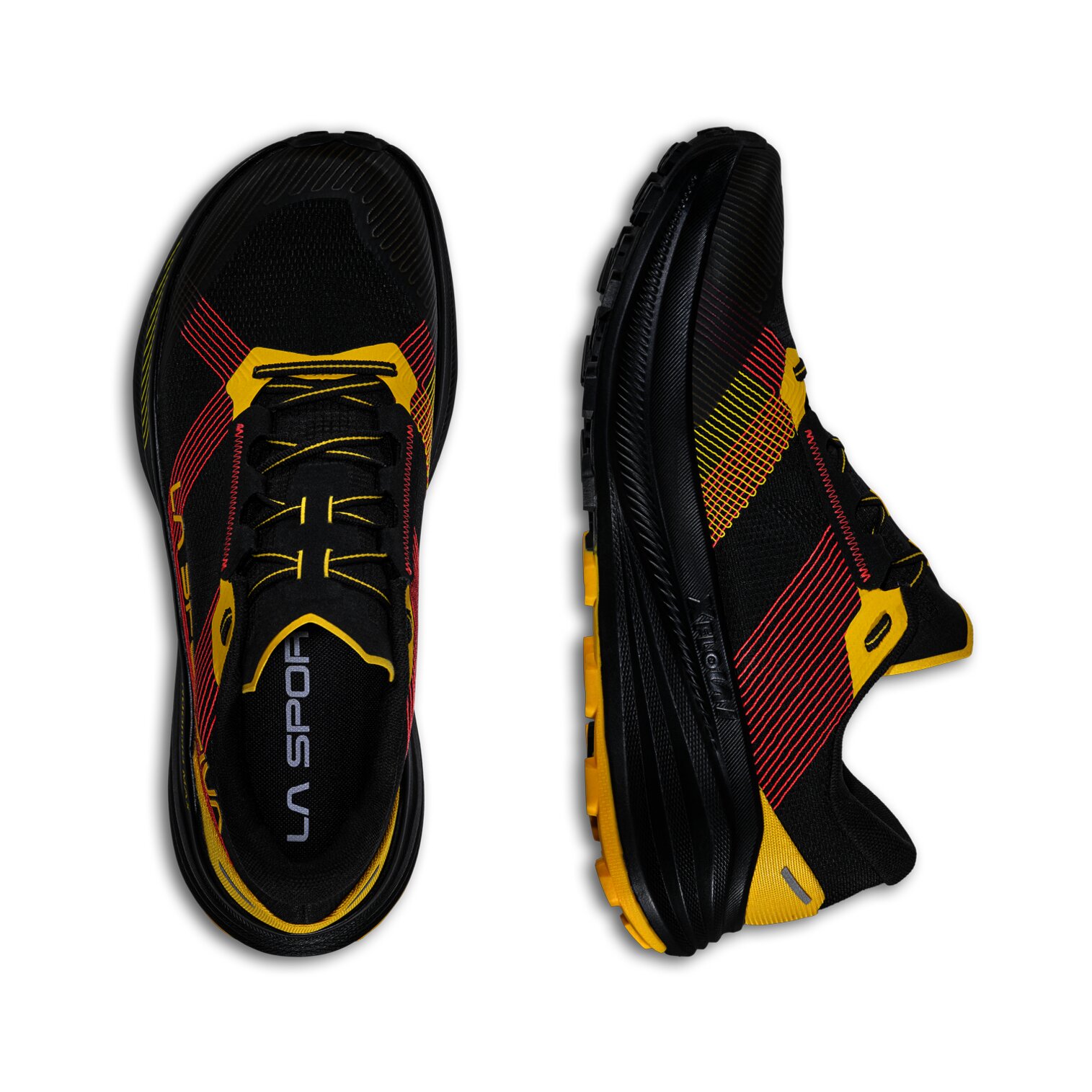 Imagen 6 de Zapatillas de Trail Running de hombre Prodigio Max La Sportiva - Negro / Amarillo Negro / Amarillo