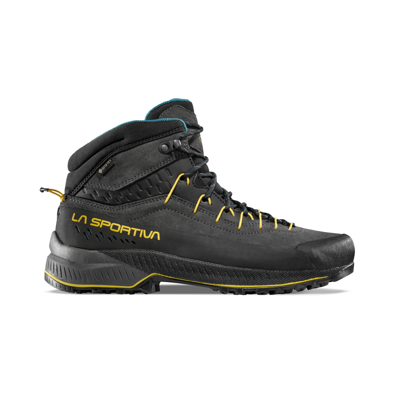 Zapatillas de montaña de hombre TX4 Evo Mid Goretex La Sportiva - Negro / Aluminio Negro / Aluminio-3