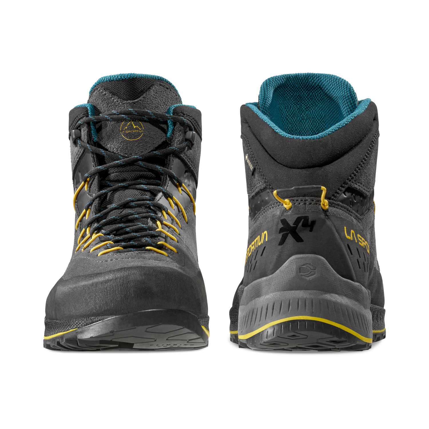 Zapatillas de montaña de hombre TX4 Evo Mid Goretex La Sportiva - Negro / Aluminio Negro / Aluminio-5