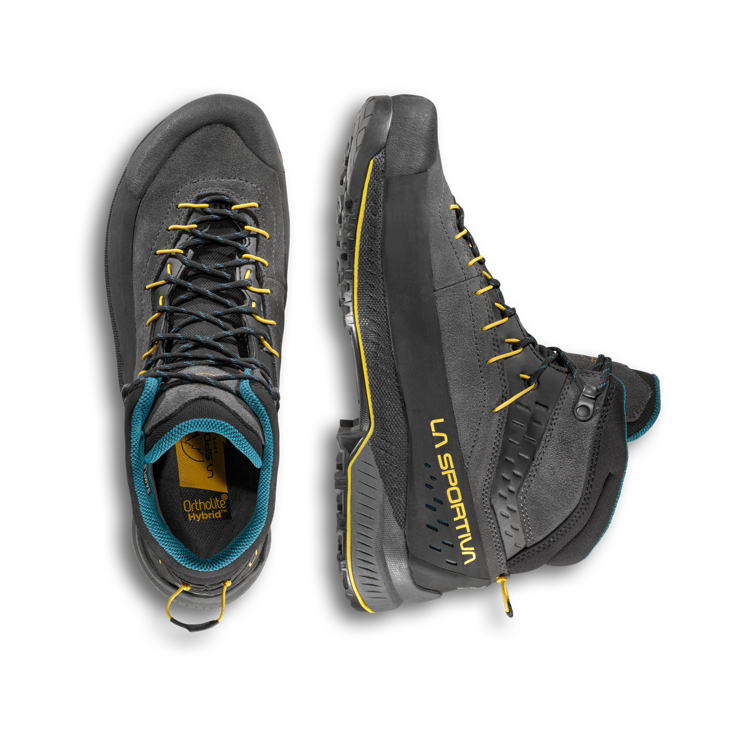 Zapatillas de montaña de hombre TX4 Evo Mid Goretex La Sportiva - Negro / Aluminio Negro / Aluminio-6