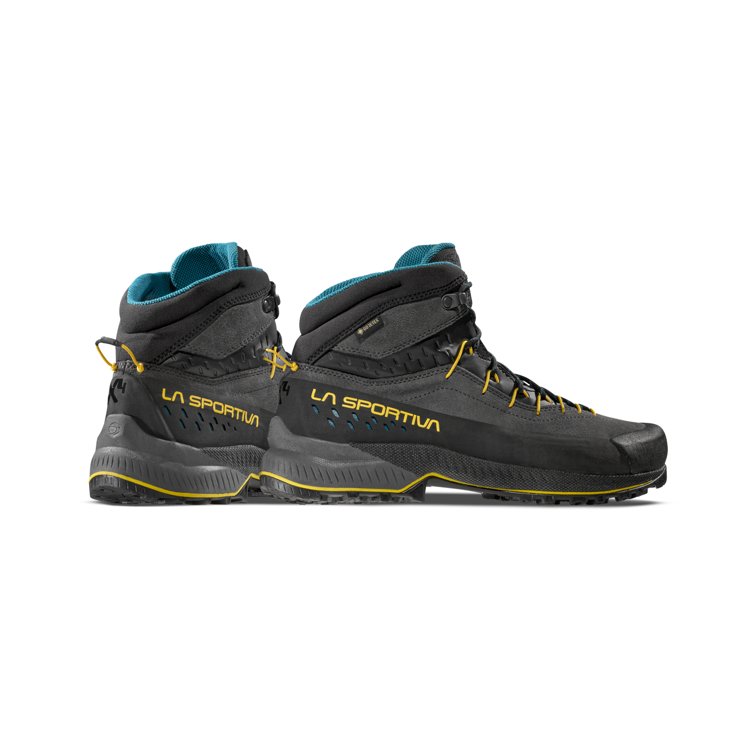 Zapatillas de montaña de hombre TX4 Evo Mid Goretex La Sportiva - Gris / Amarillo Gris / Amarillo-3