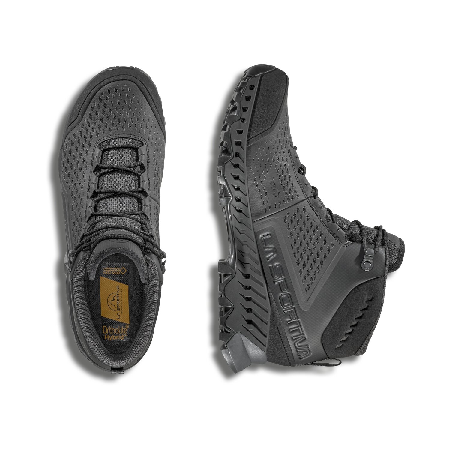 Botas de montaña de hombre Stream Gtx La Sportiva - Negro / Gris Negro / Gris-4