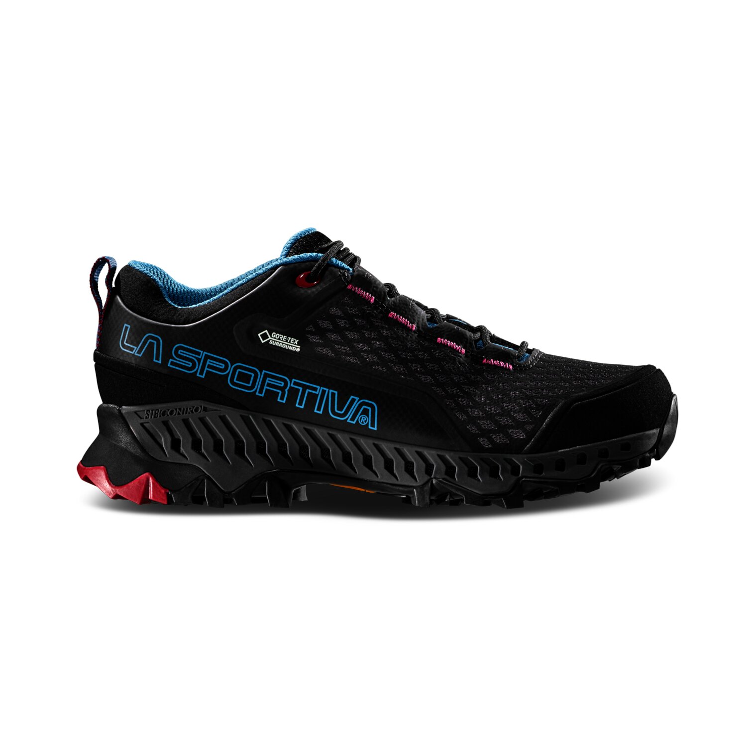 La Sportiva Zapatillas de montaña de mujer Spire Goretex Negro / Azul