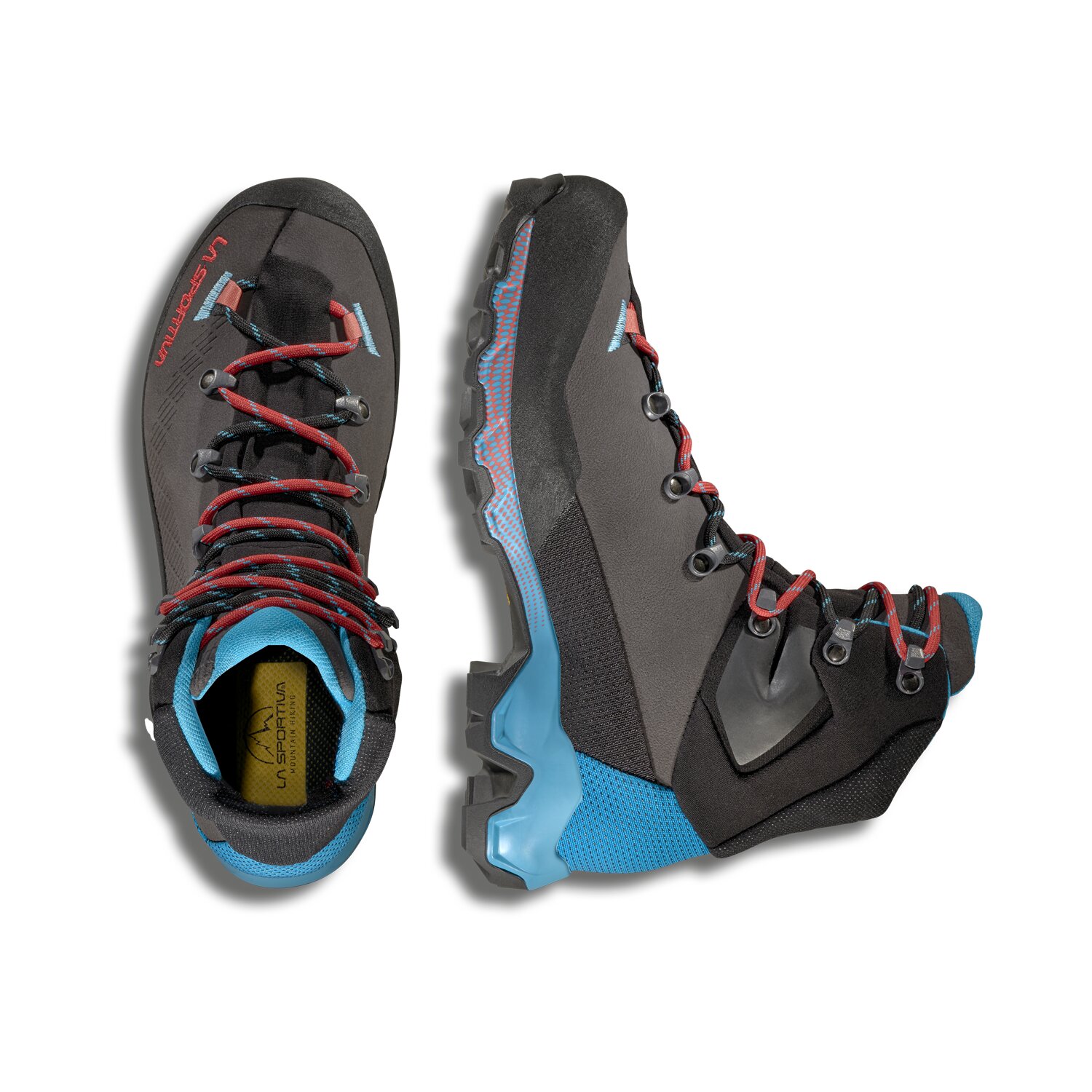 Imagen 4 de Zapatillas de montaña de mujer Aequilibrium Trek Goretex La Sportiva - Gris / Azul Gris / Azul
