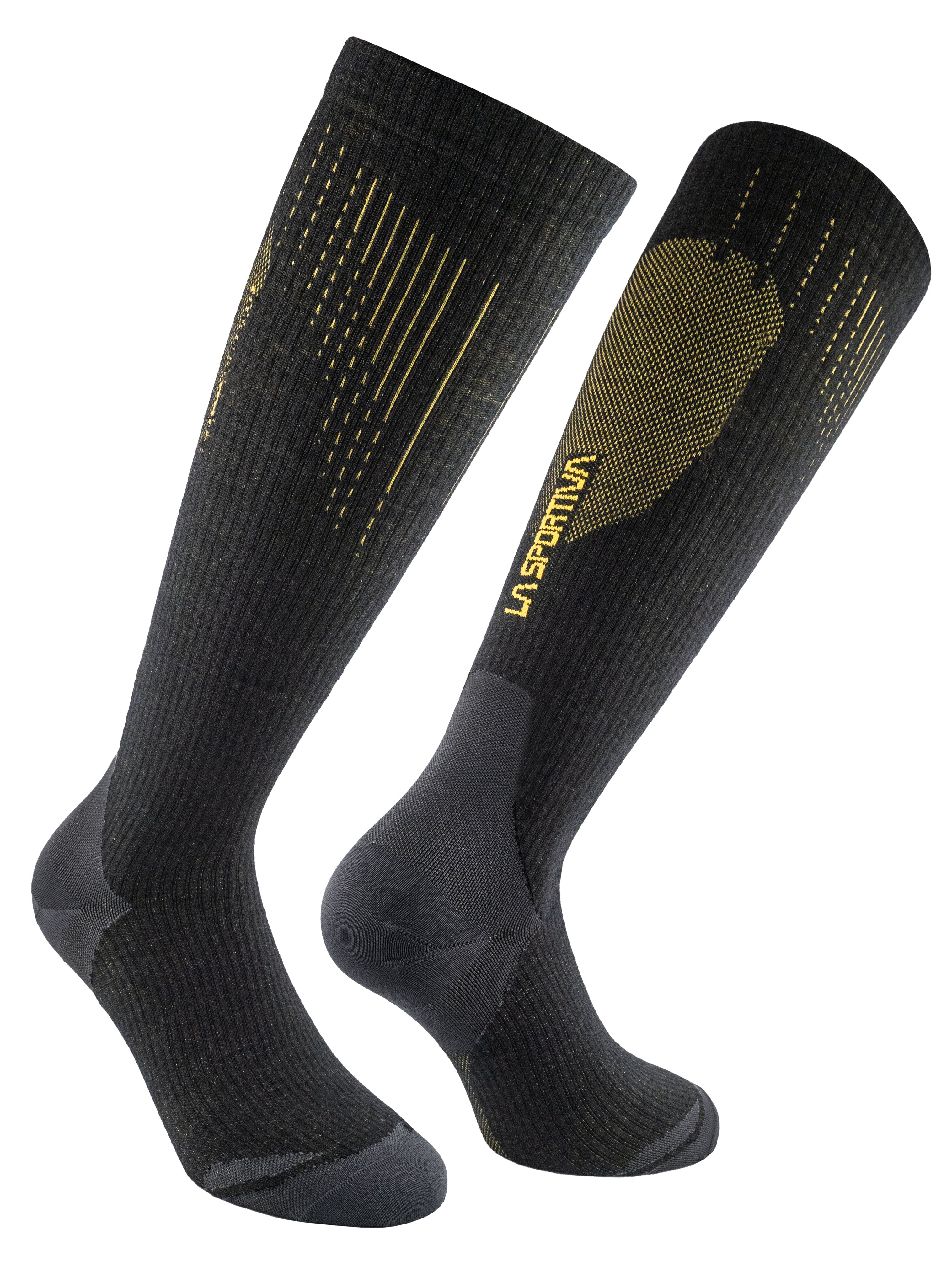 Calcetines de unisex Wool Tech de La Sportiva - Negro / Amarillo Negro / Amarillo-1