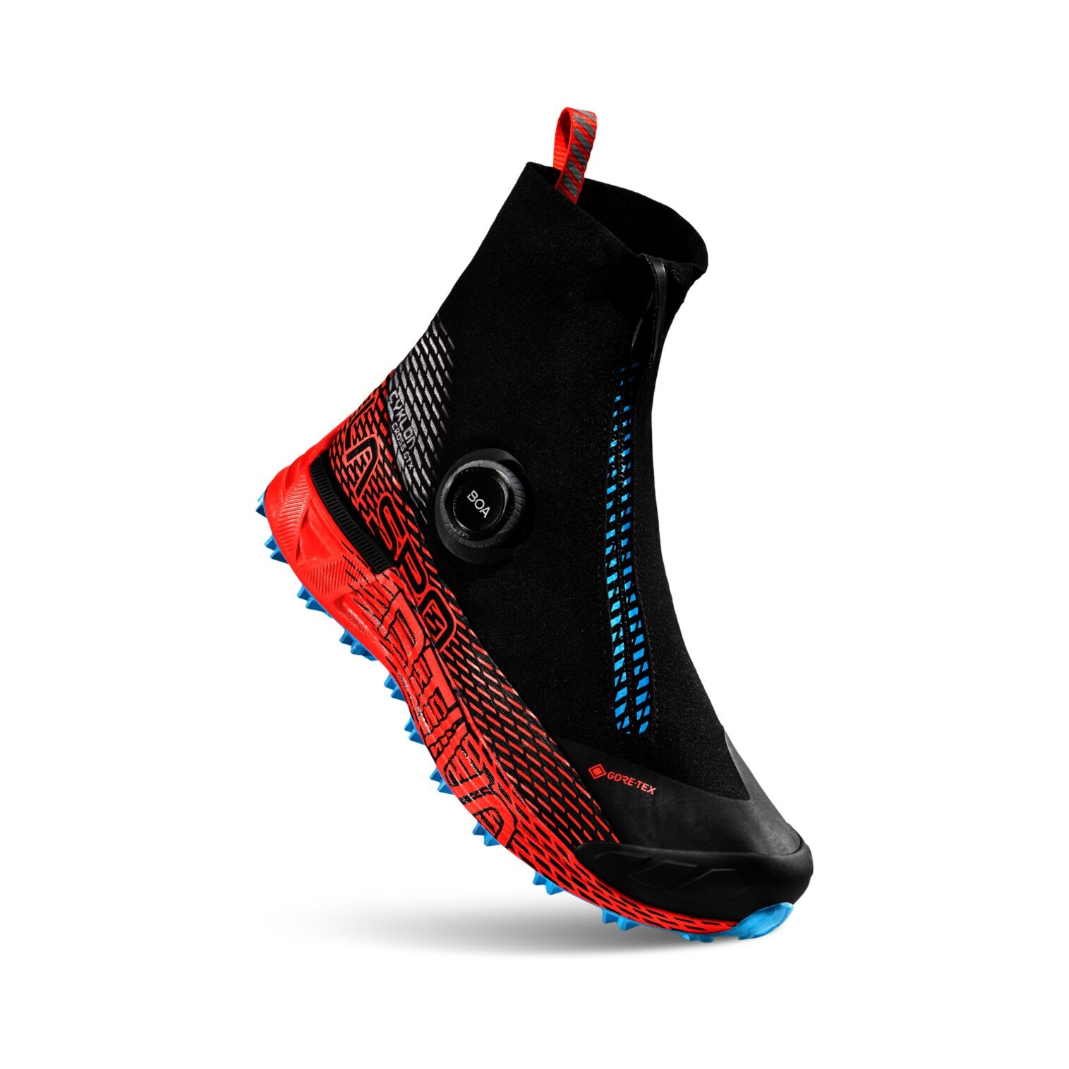 Imagen 3 de Zapatillas de Trail Running de mujer Cyklon Cross Goretex La Sportiva - Gris / Negro Gris / Negro