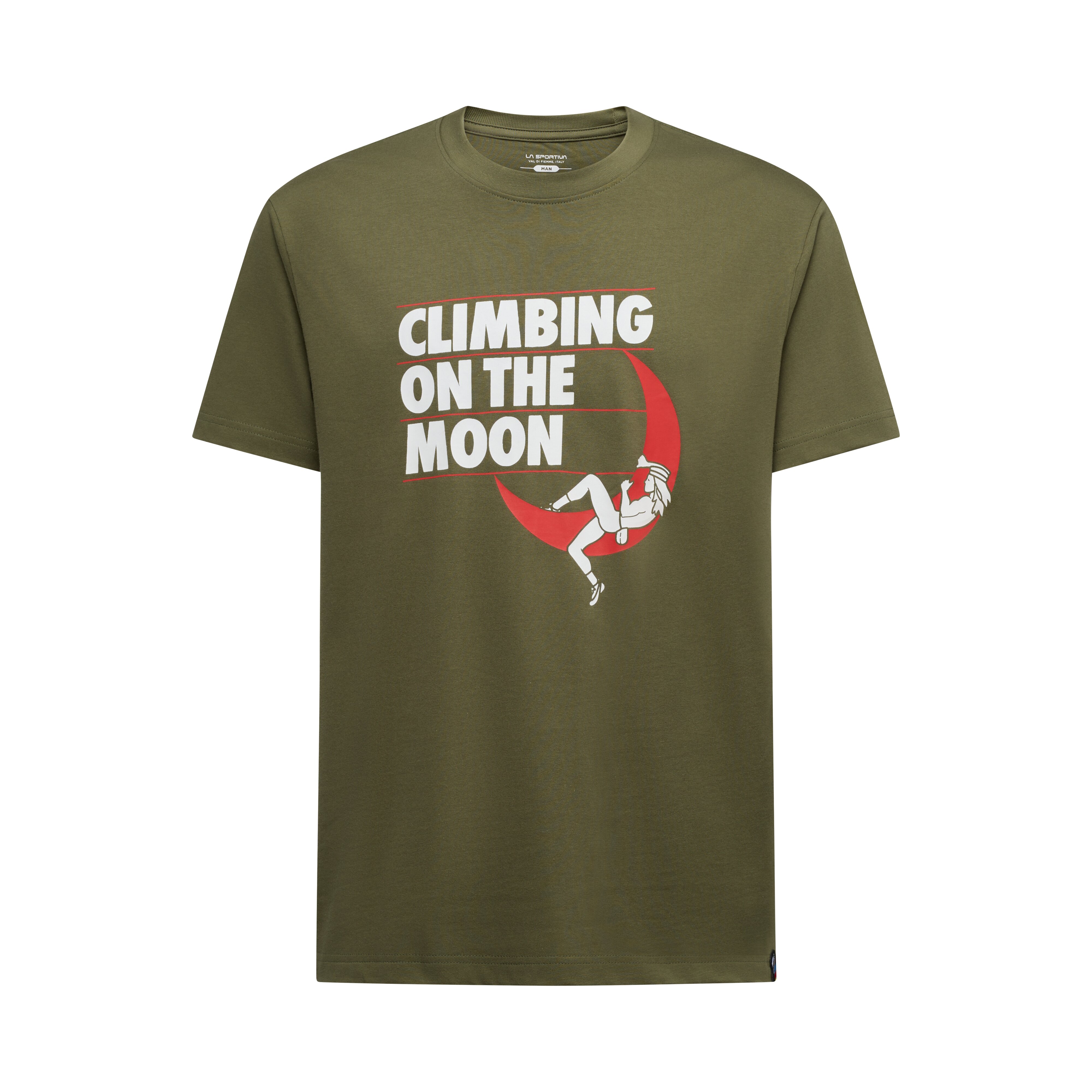 Camiseta de hombre Moon Rock de La Sportiva - Verde-Marrón Verde-Marrón-1