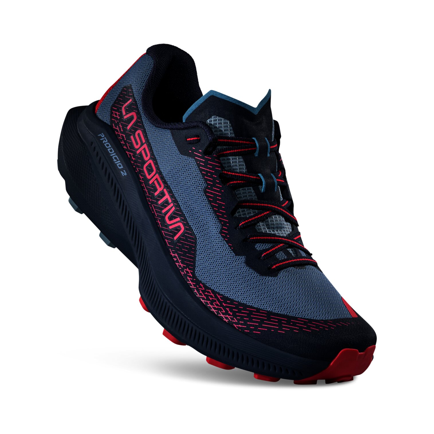 Imagen 4 de Zapatillas de Trail Running de mujer Prodigio 2 La Sportiva - Azul claro / Azul marino Azul claro / Azul marino
