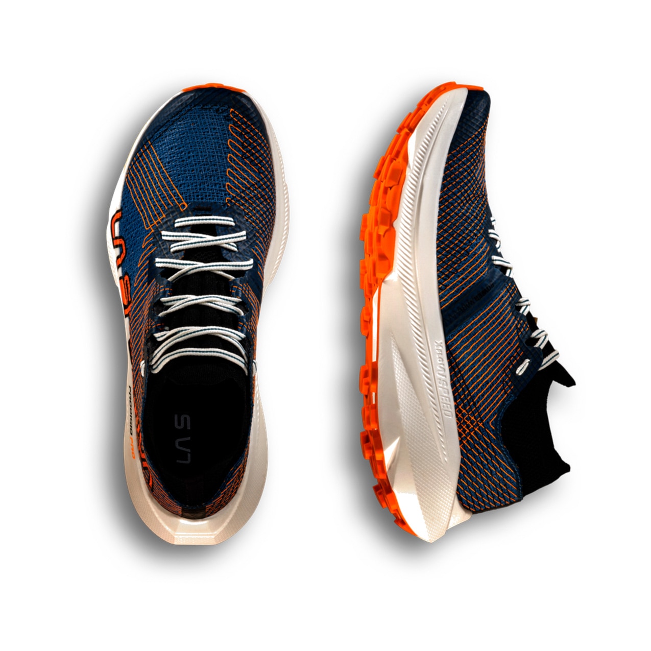 Zapatillas de Trail Running de hombre Prodigio Pro La Sportiva - Azul marino / Naranja Azul marino / Naranja-3