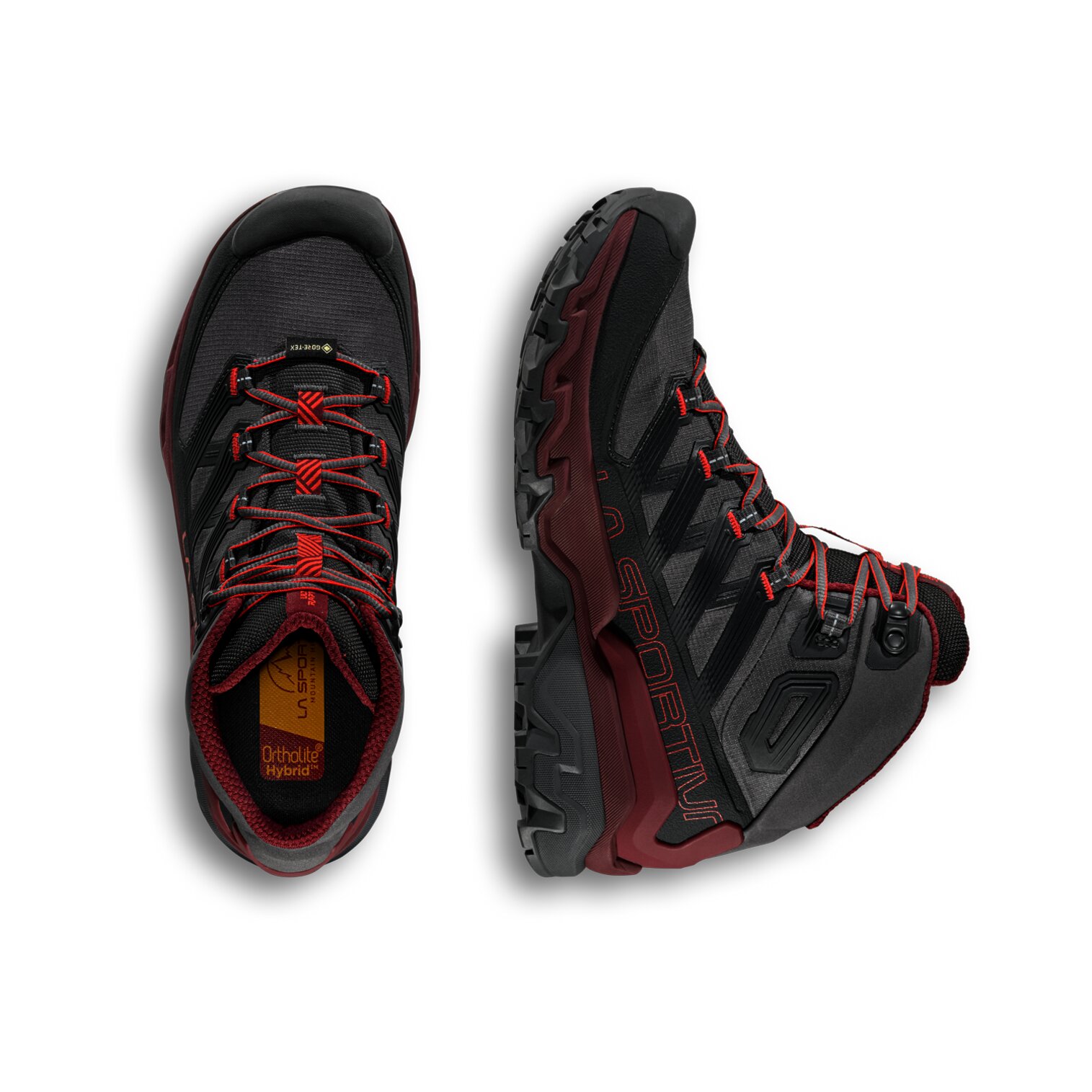 Zapatillas de montaña de hombre Ultra Raptor 3 Mid Goretex La Sportiva - Rojo Rojo-1