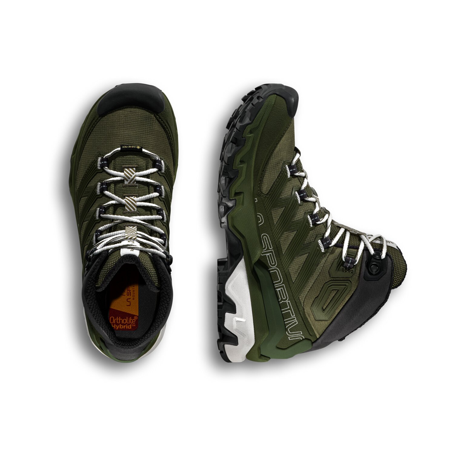 Zapatillas de montaña de mujer Ultra Raptor 3 Mid Goretex La Sportiva - Verde militar Verde militar-1