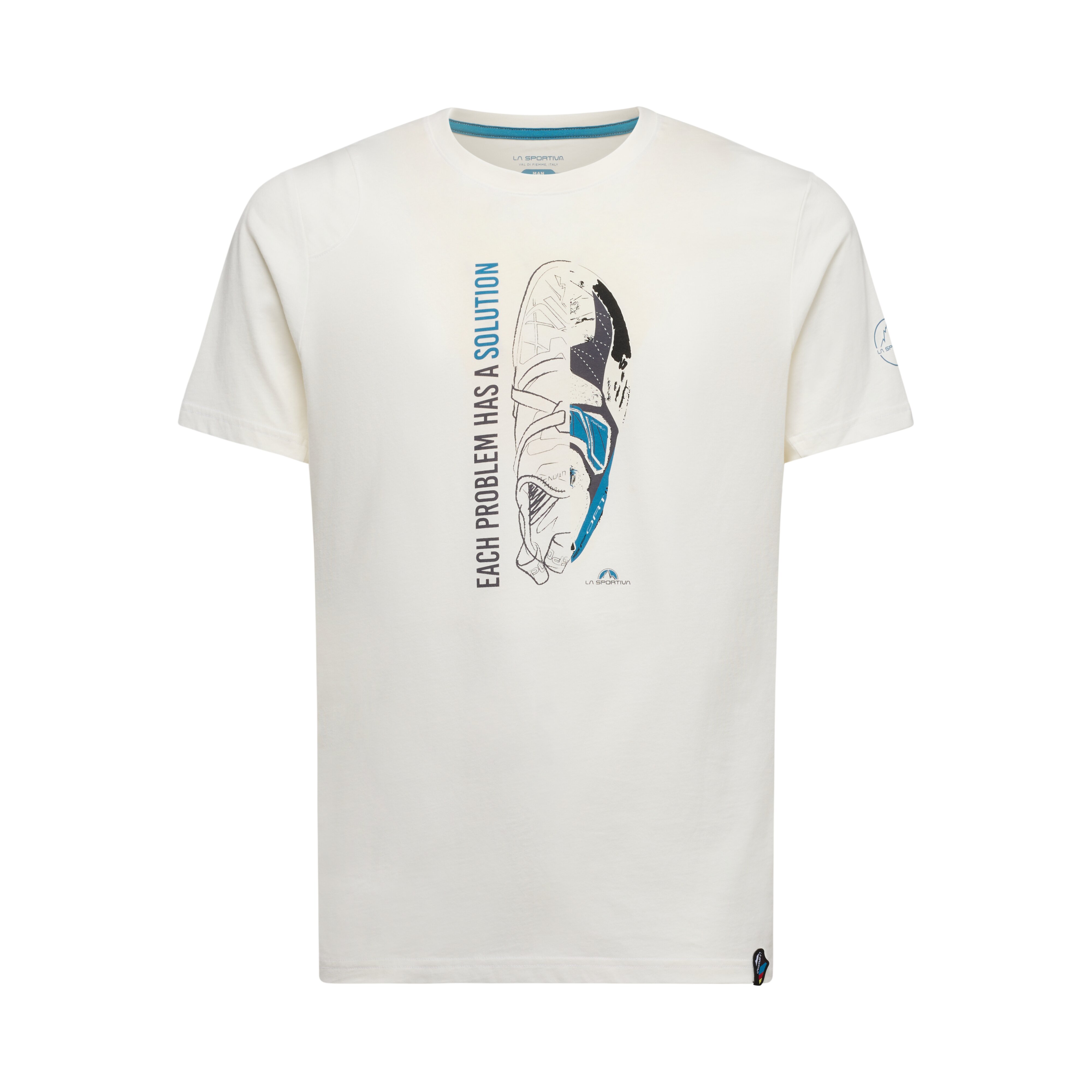 Imagen 0 de Camiseta de hombre Solution de La Sportiva Blanco / Azul