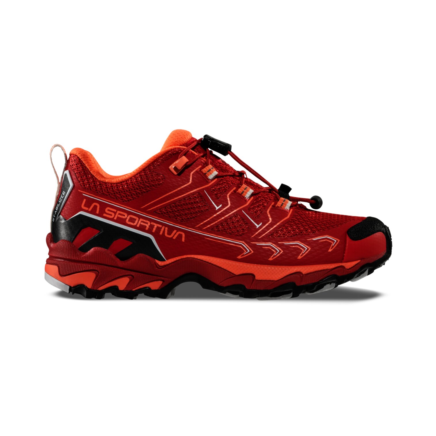 Zapatillas de montaña de niños Ultra Raptor II JR La Sportiva - Rojo cereza Rojo cereza-4
