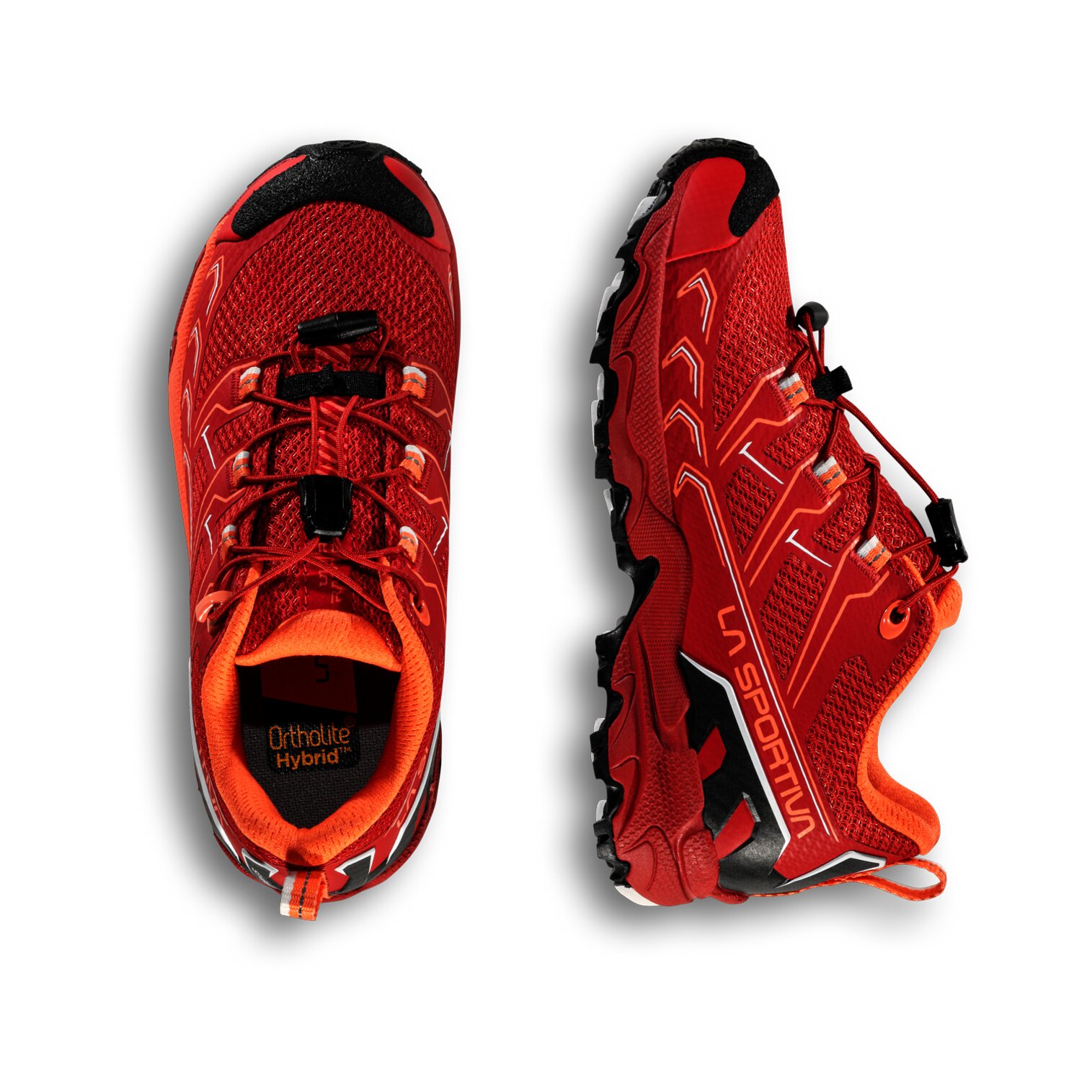 Zapatillas de montaña de niños Ultra Raptor II JR La Sportiva - Rojo cereza Rojo cereza-5
