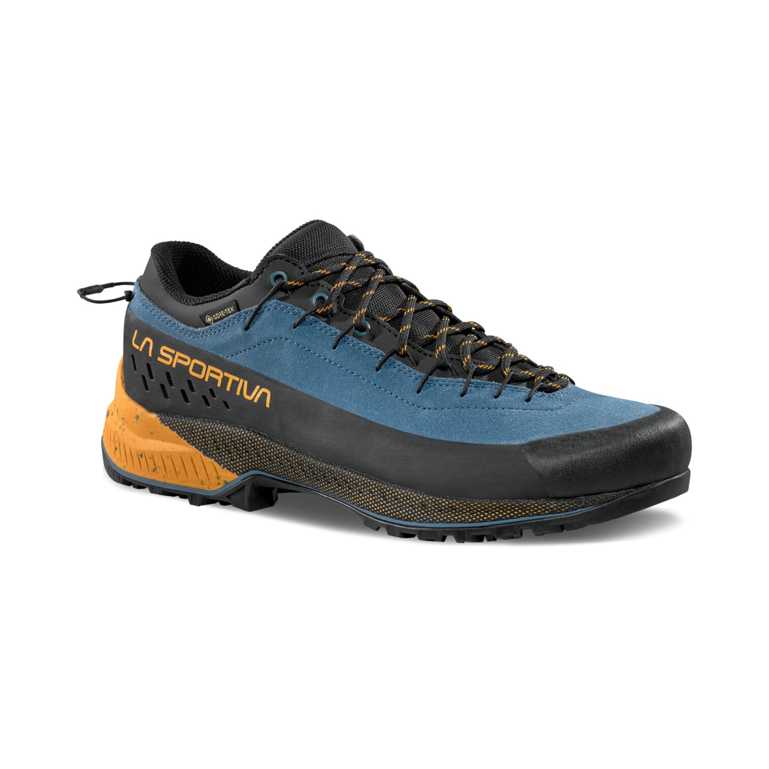 Imagen 3 de Zapatillas de montaña de hombre TX4 Evo Goretex La Sportiva - Azul / Amarillo Azul / Amarillo