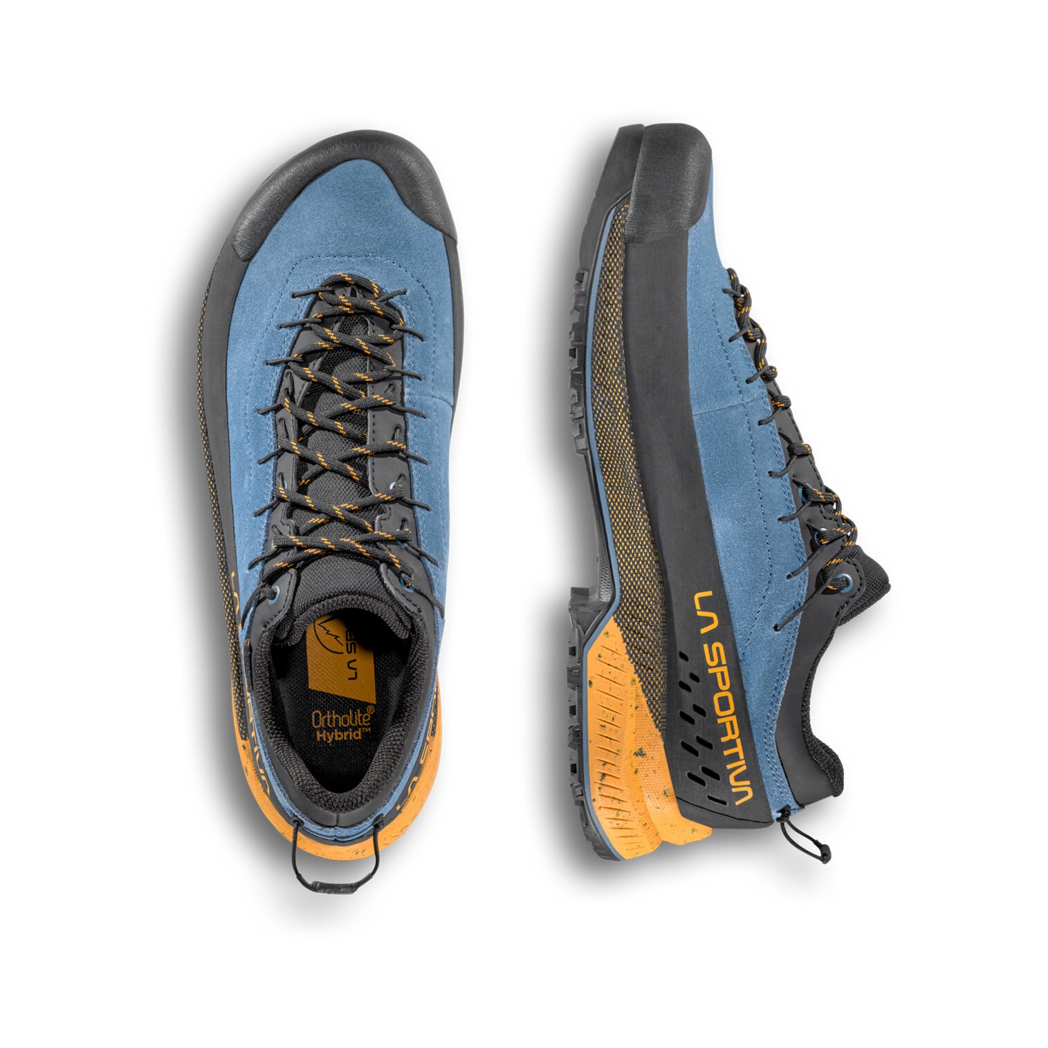 Imagen 4 de Zapatillas de montaña de hombre TX4 Evo Goretex La Sportiva - Azul / Amarillo Azul / Amarillo
