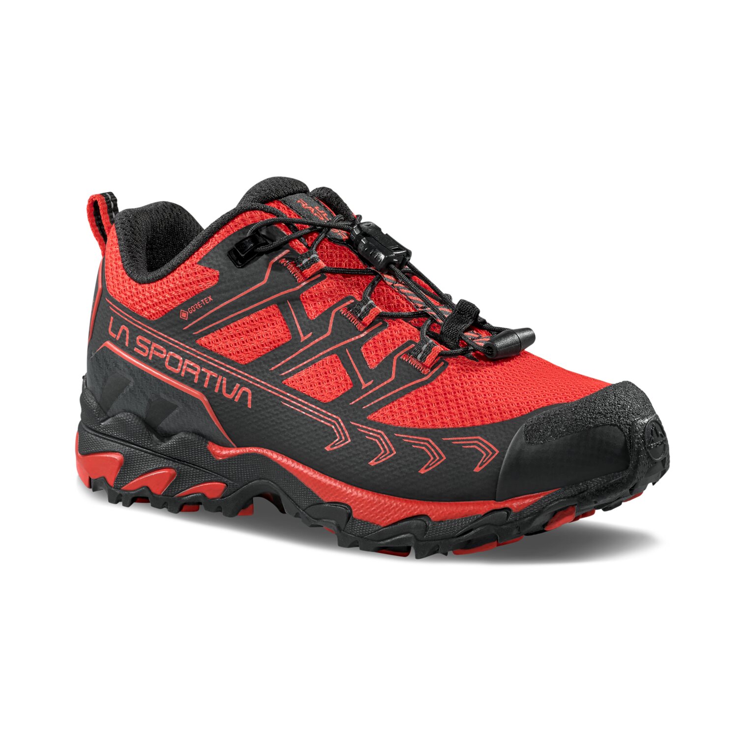 Zapatillas de montaña de niños Ultra Raptor II JR Goretex La Sportiva - Rojo / Gris Rojo / Gris-3
