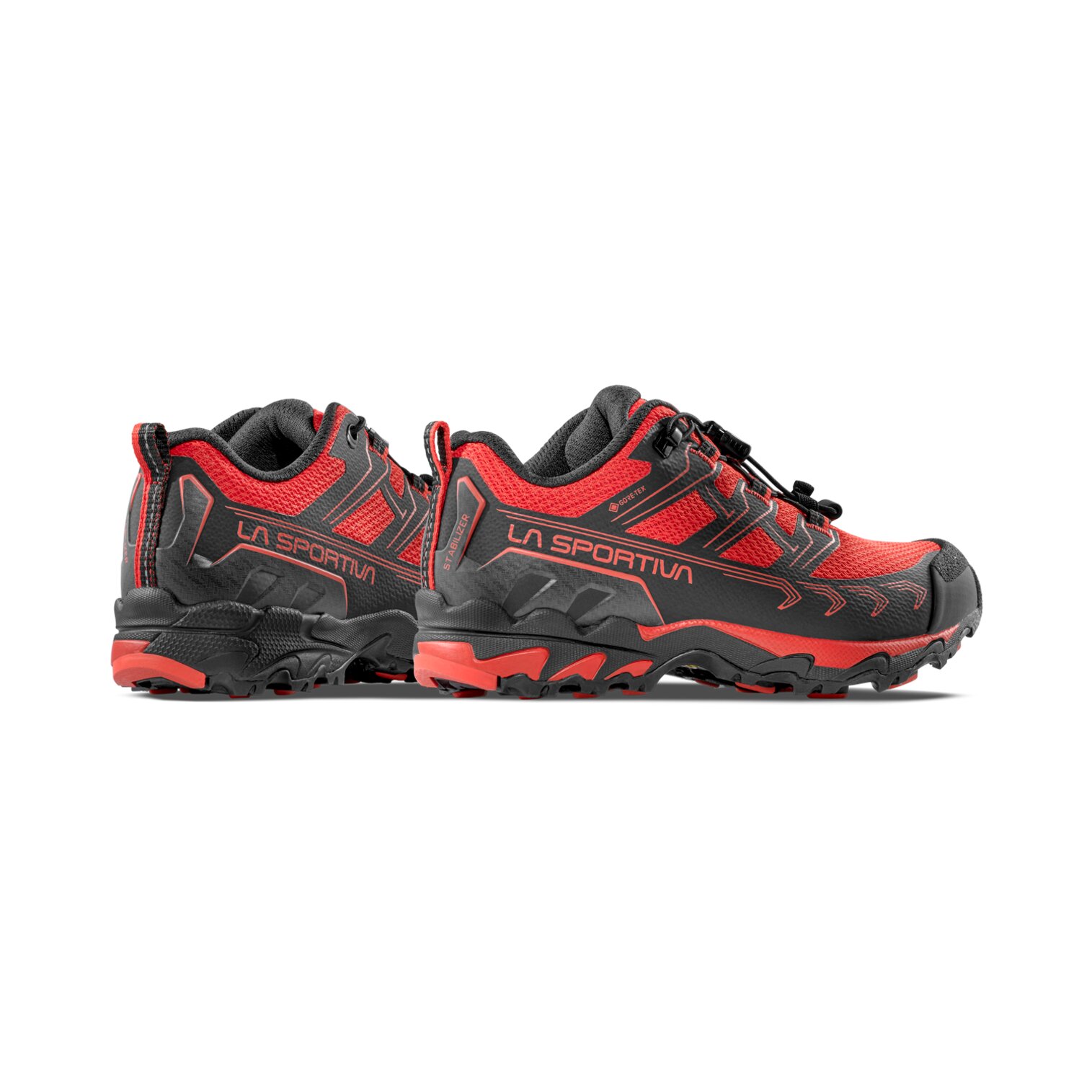 Zapatillas de montaña de niños Ultra Raptor II JR Goretex La Sportiva - Rojo / Gris Rojo / Gris-5