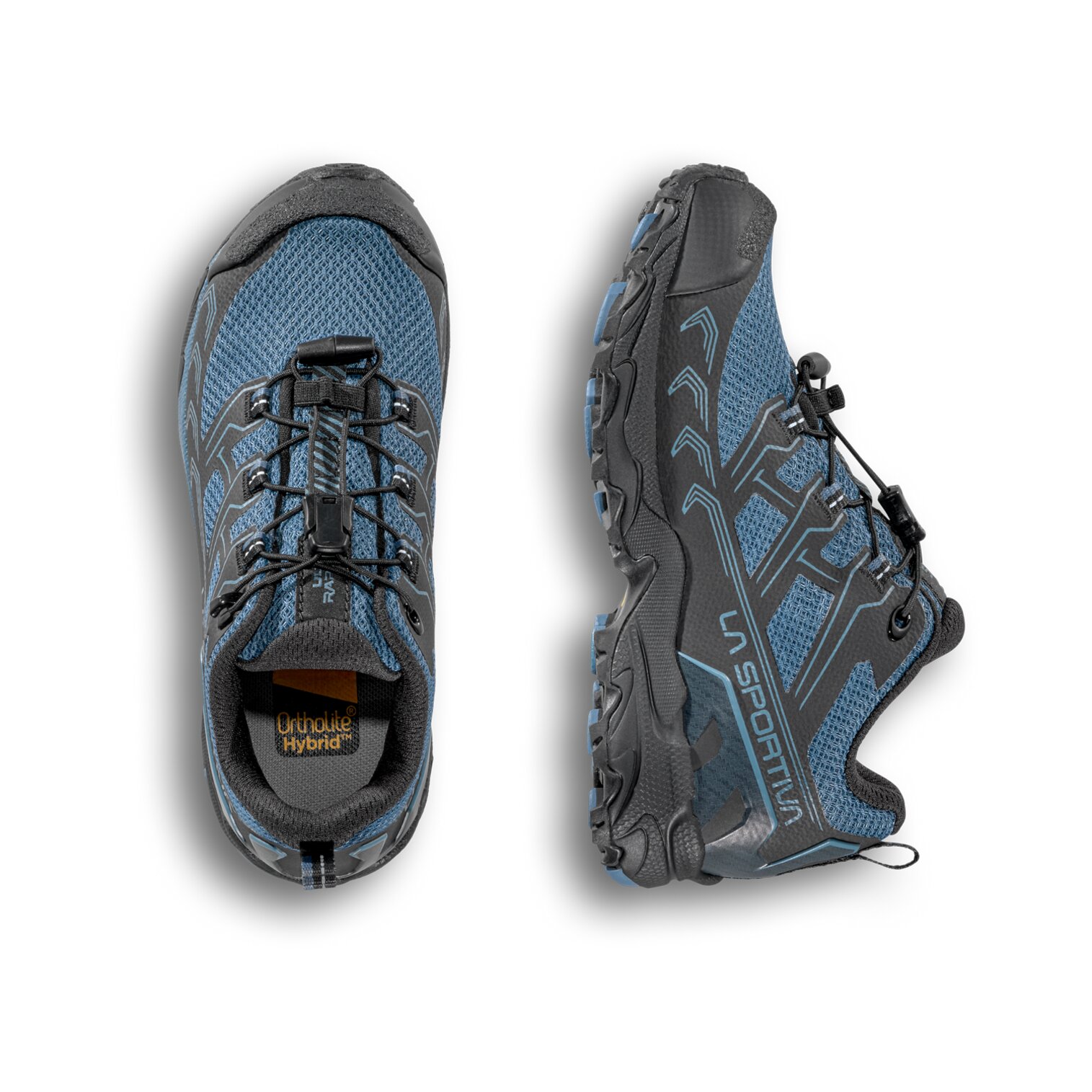 Imagen 4 de Zapatillas de montaña de niños Ultra Raptor II JR Goretex La Sportiva - Azul / Gris Azul / Gris