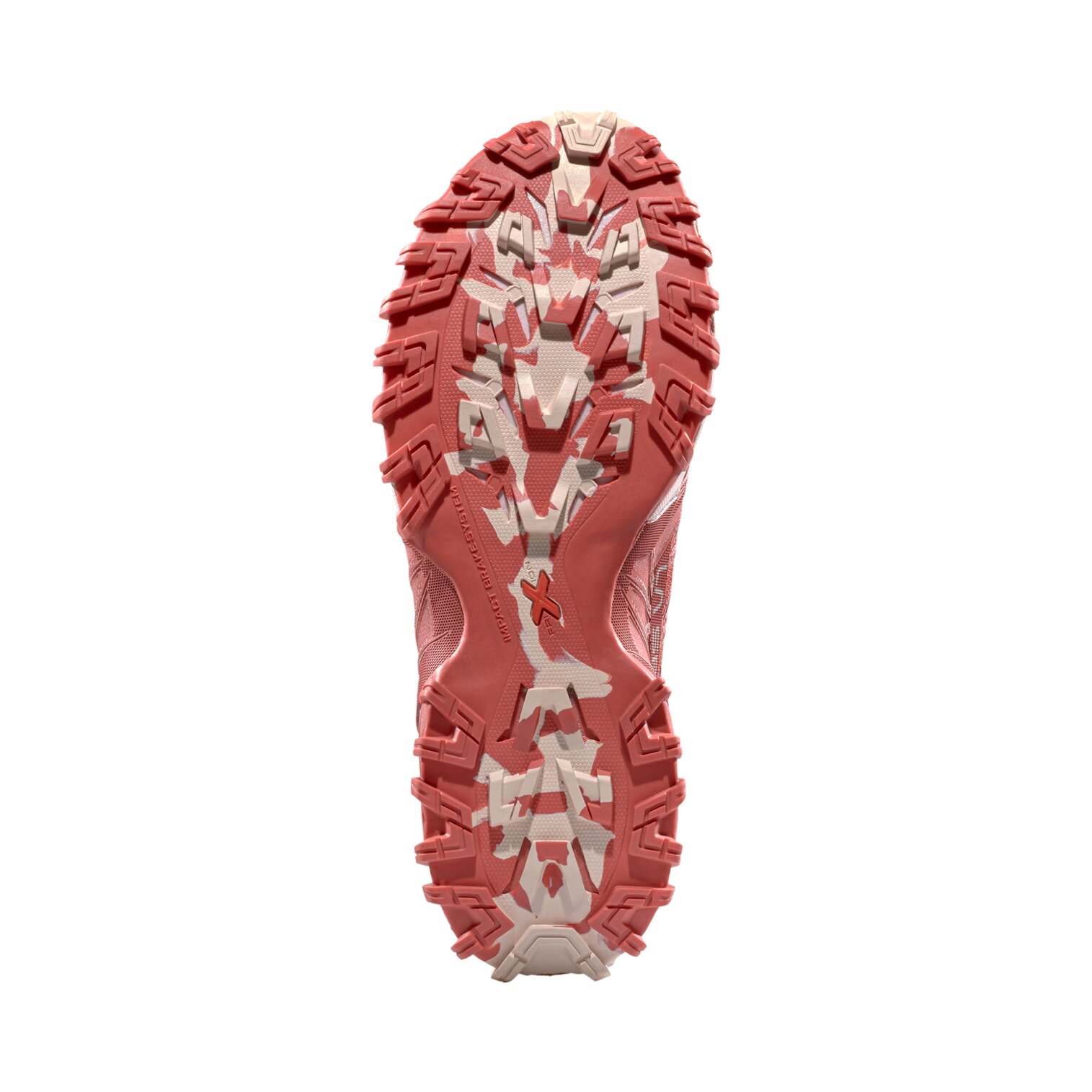 Imagen 2 de Zapatillas de Trail Running de mujer Bushido III La Sportiva - Rojo / Blanco Rojo / Blanco