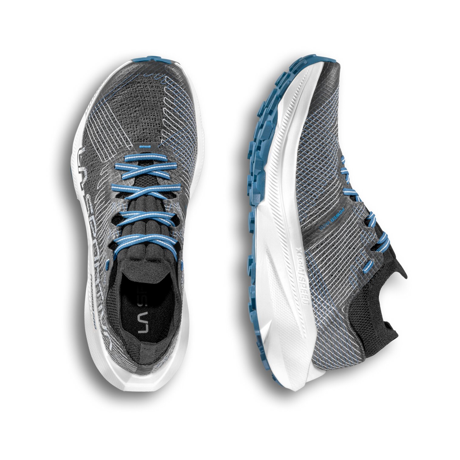 Imagen 4 de Zapatillas de Trail Running de hombre Prodigio Pro La Sportiva - Gris / Blanco Gris / Blanco