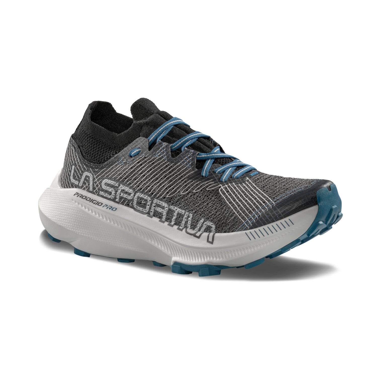 Imagen 1 de Zapatillas de Trail Running de mujer Prodigio Pro La Sportiva - Gris / Blanco Gris / Blanco