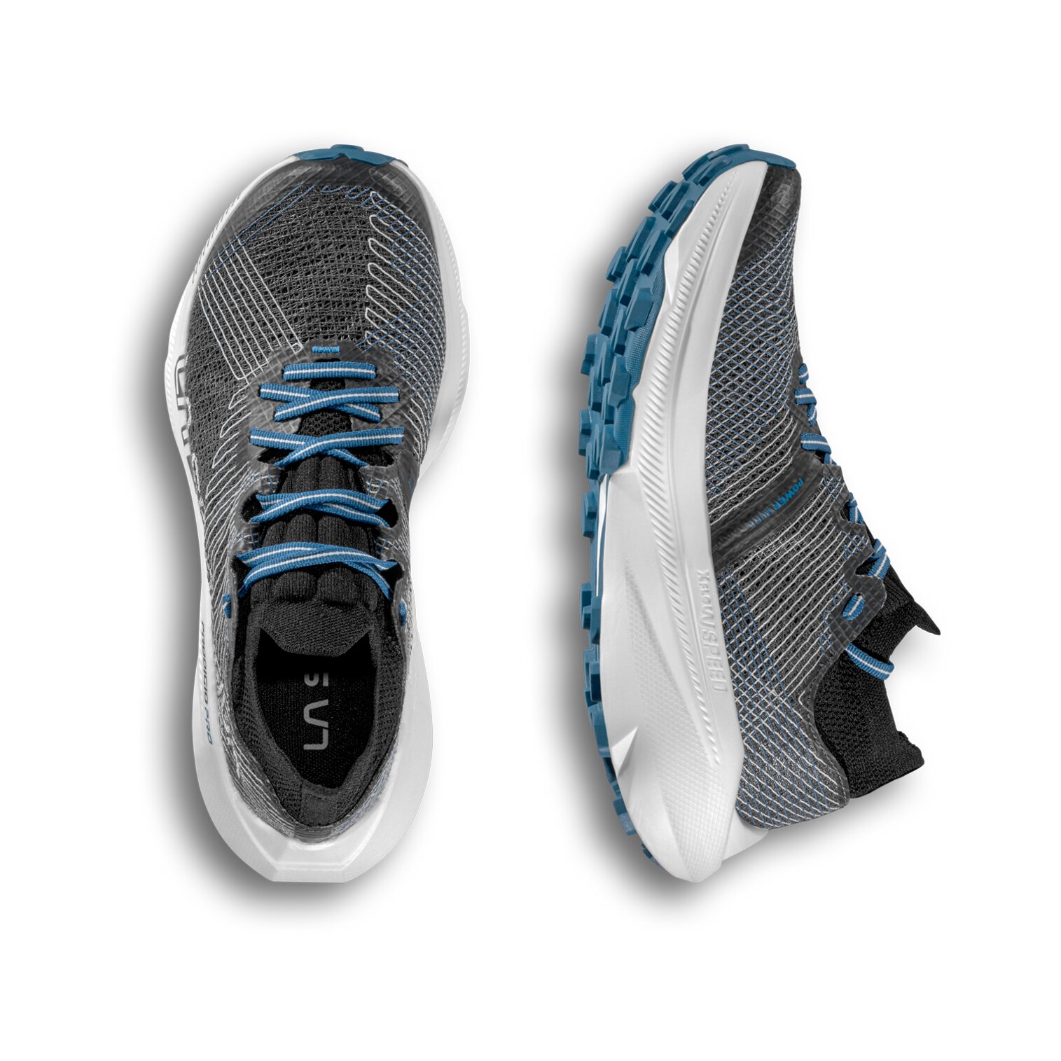 Imagen 4 de Zapatillas de Trail Running de mujer Prodigio Pro La Sportiva - Gris / Blanco Gris / Blanco