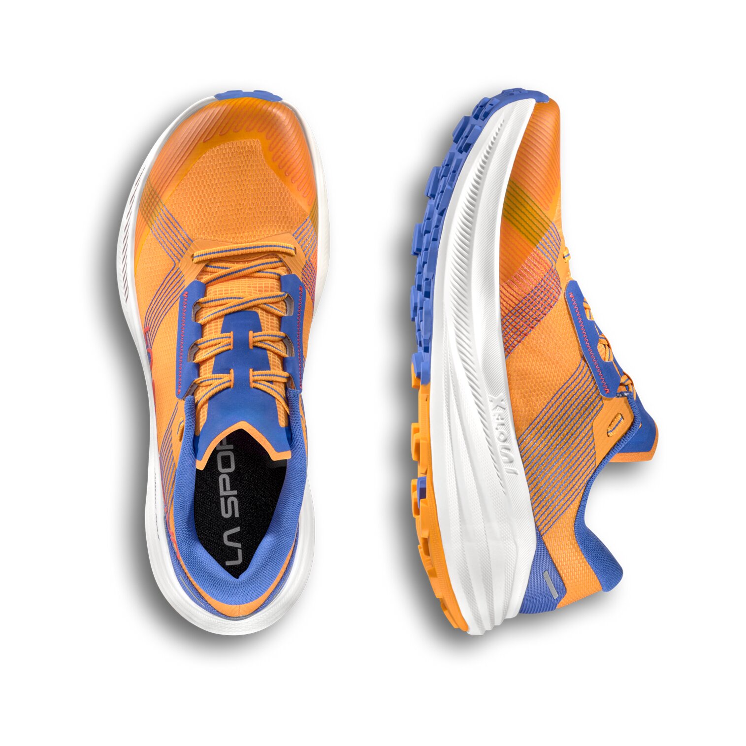Imagen 4 de Zapatillas de Trail Running de hombre Prodigio Max La Sportiva - Naranja / Azul marino Naranja / Azul marino